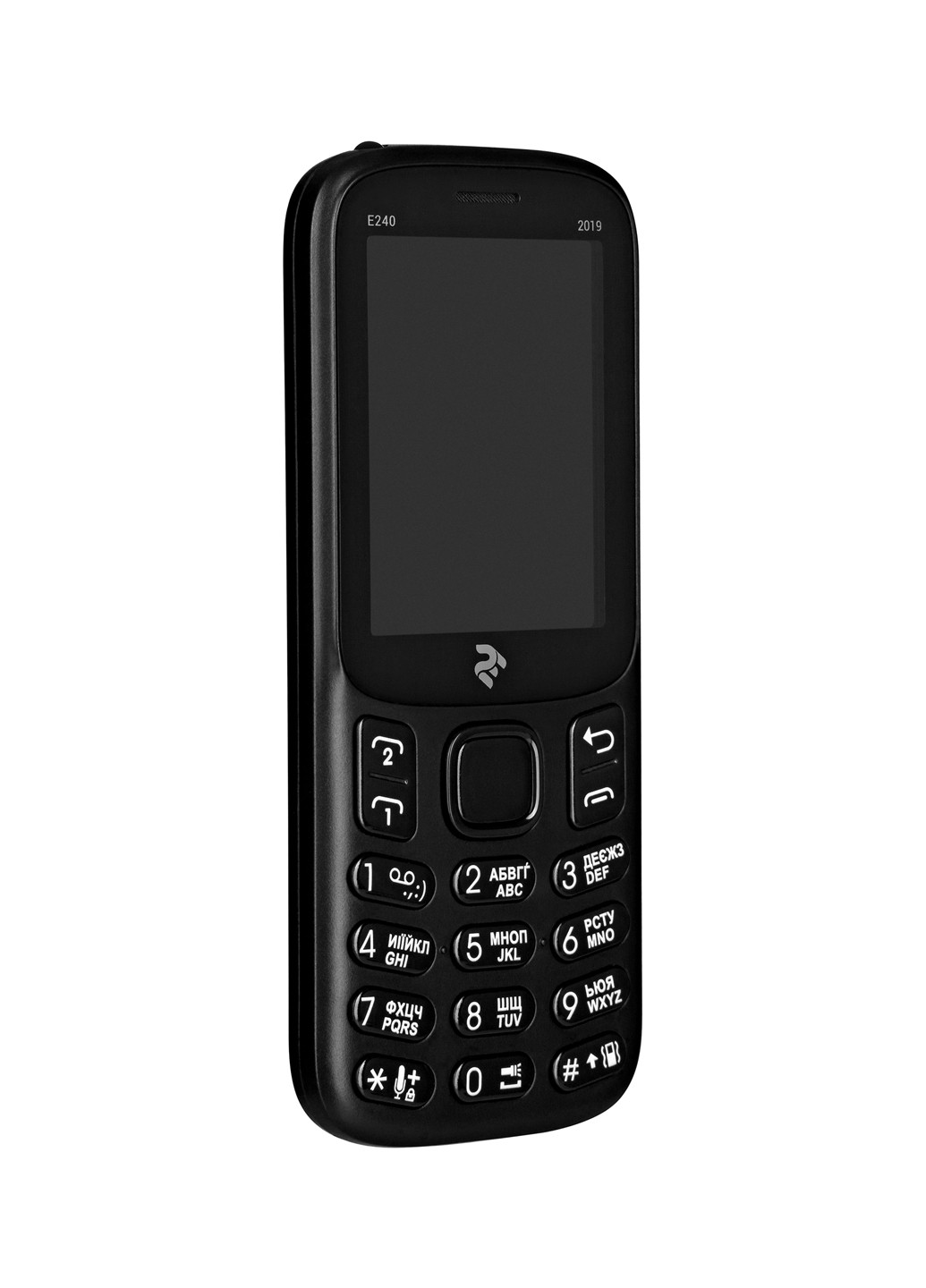 Мобильный телефон E240 2019 DUALSIM Black 2E 2E E240 2019 DUALSIM Black чёрный