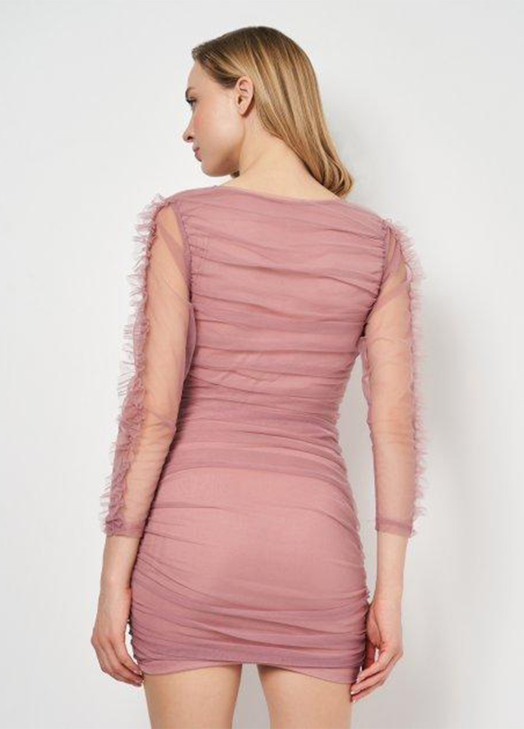 Рожева коктейльна плаття, сукня футляр Missguided однотонна
