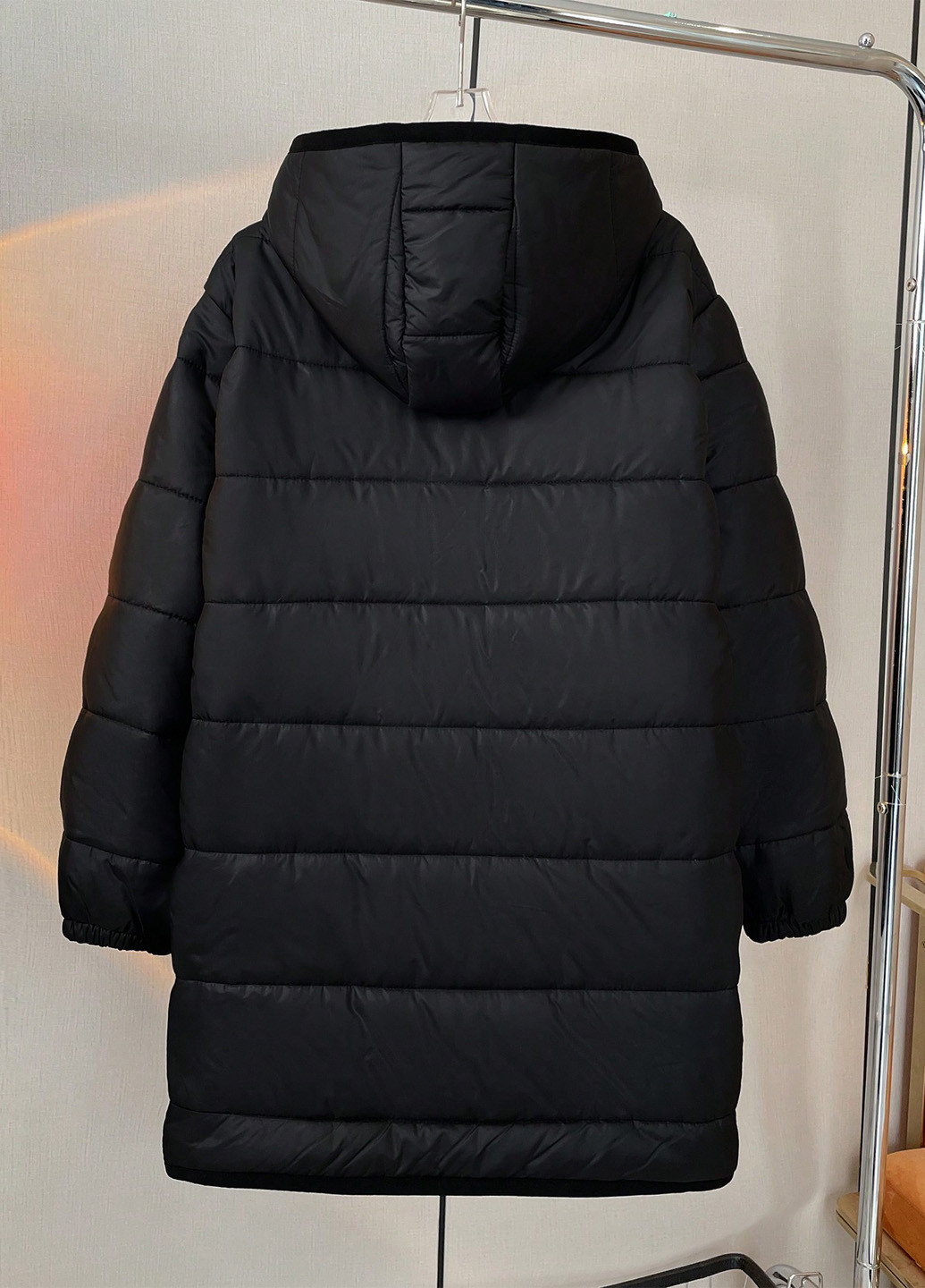 Черная демисезонная куртка SHEIN