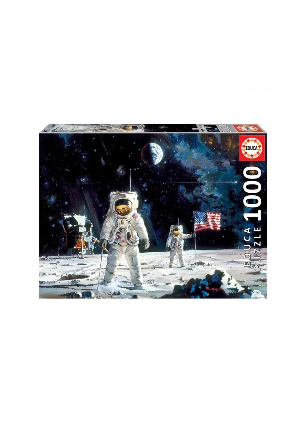 Пазл Высадка на Луну 1000 элементов (6425207) Educa (254074374)