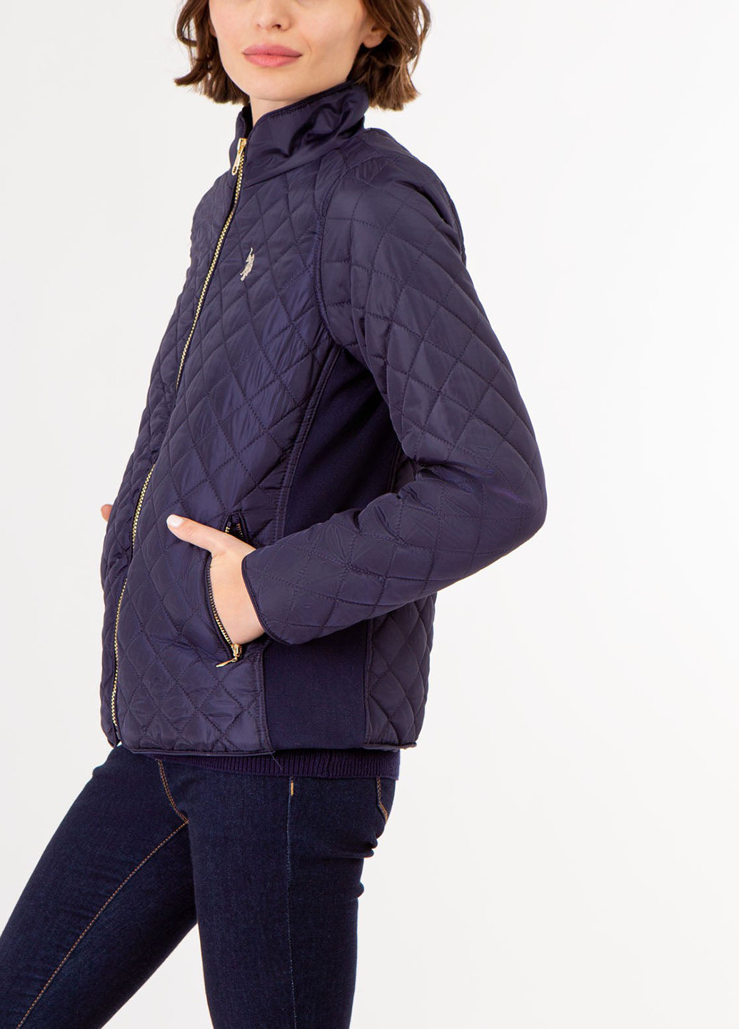 Синяя демисезонная куртка U.S. Polo Assn.