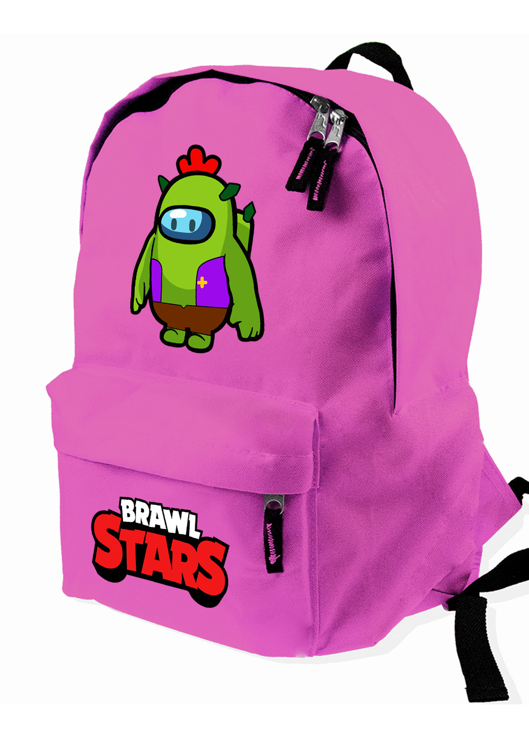 Детский рюкзак Спайк Бравл Старс Амонг Ас (Spike Brawl Stars with Pin Among Us) (9263-2590) MobiPrint (217832373)