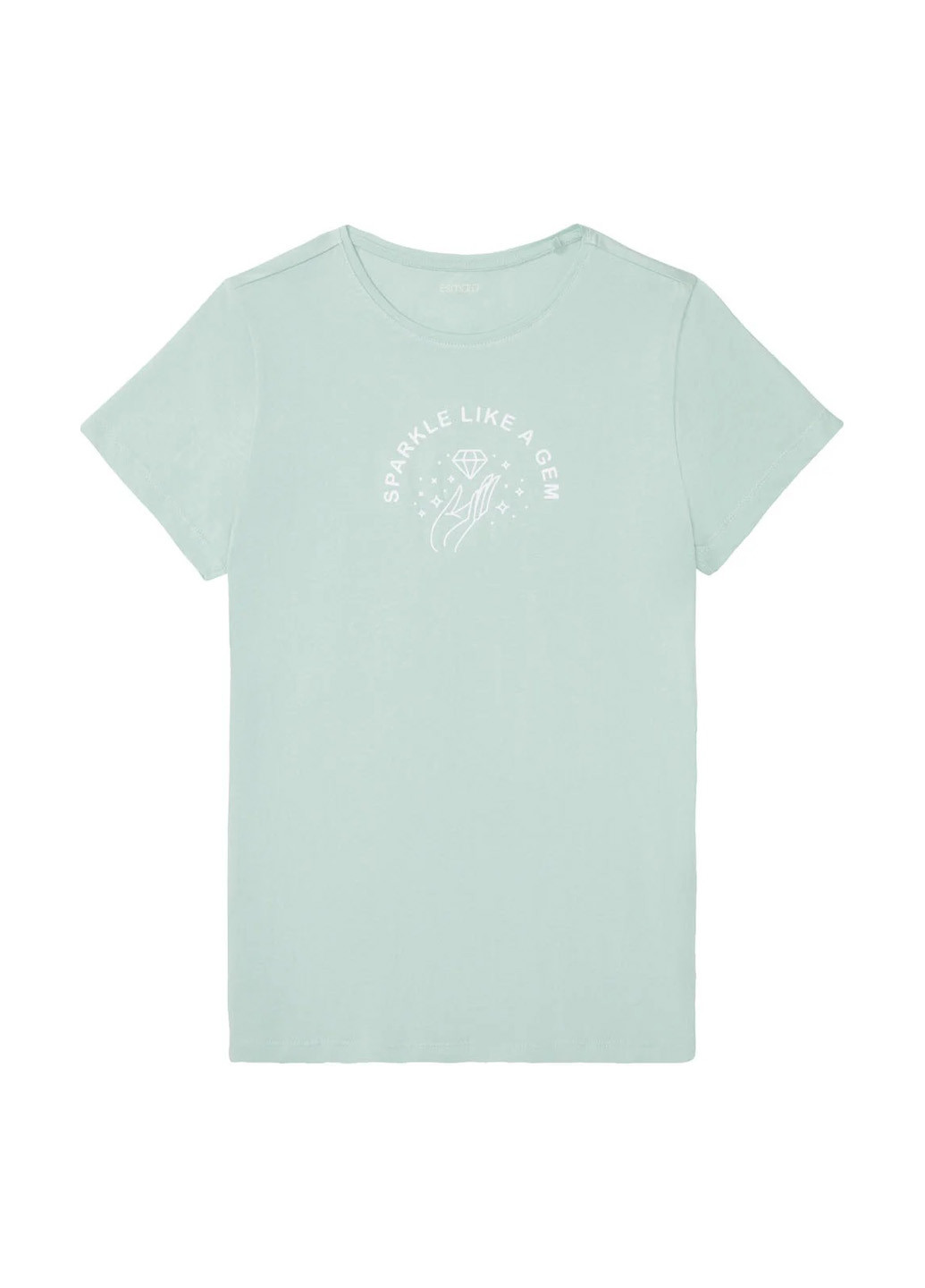 Мятная всесезон пижама (футболка, брюки, маска для сна) футболка + брюки Esmara