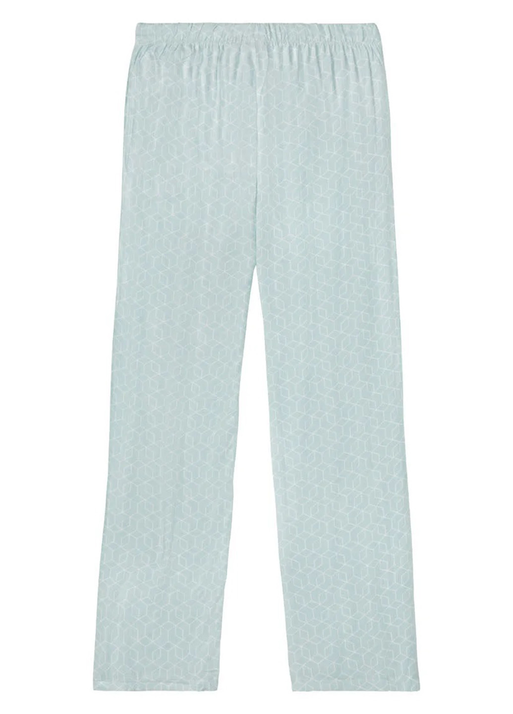 Мятная всесезон пижама (футболка, брюки, маска для сна) футболка + брюки Esmara