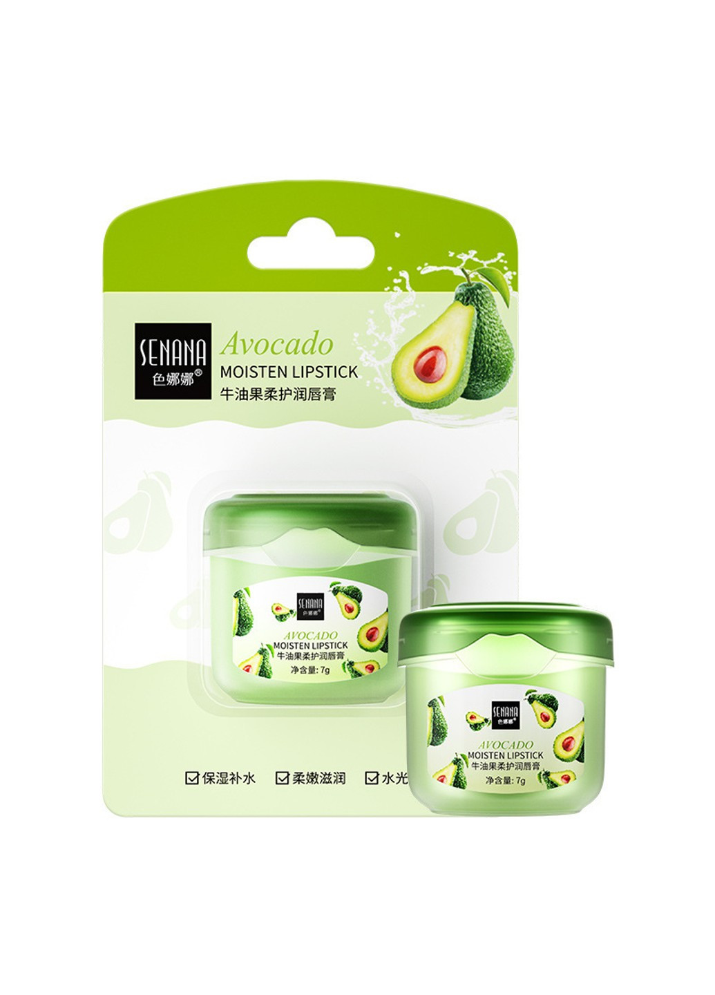 Бальзам для губ 7 г Авокадо Senana (254455163)