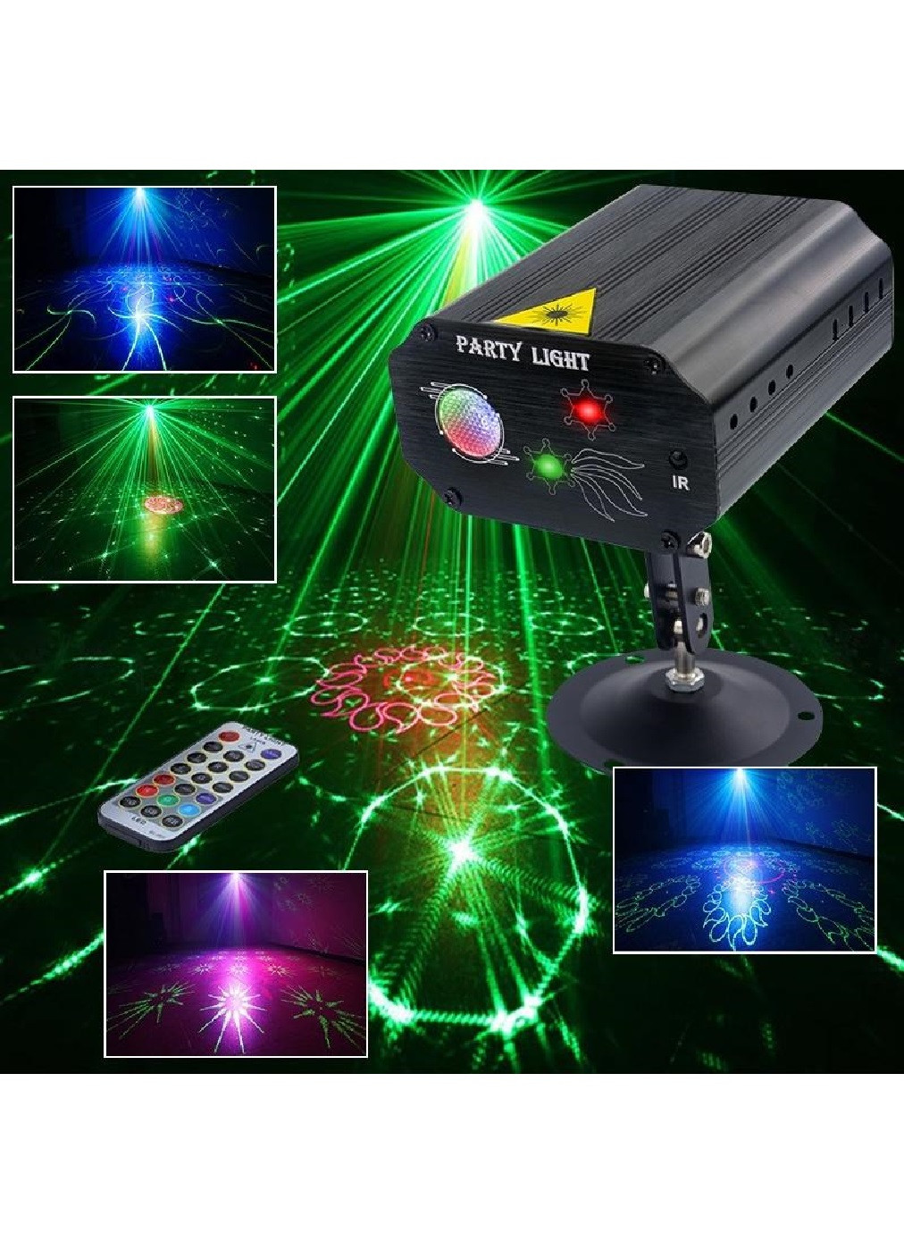 Вуличний лазерний проектор установка цвітомузика для вечірок свят Nobrand (473567-Prob) Unbranded (255287796)