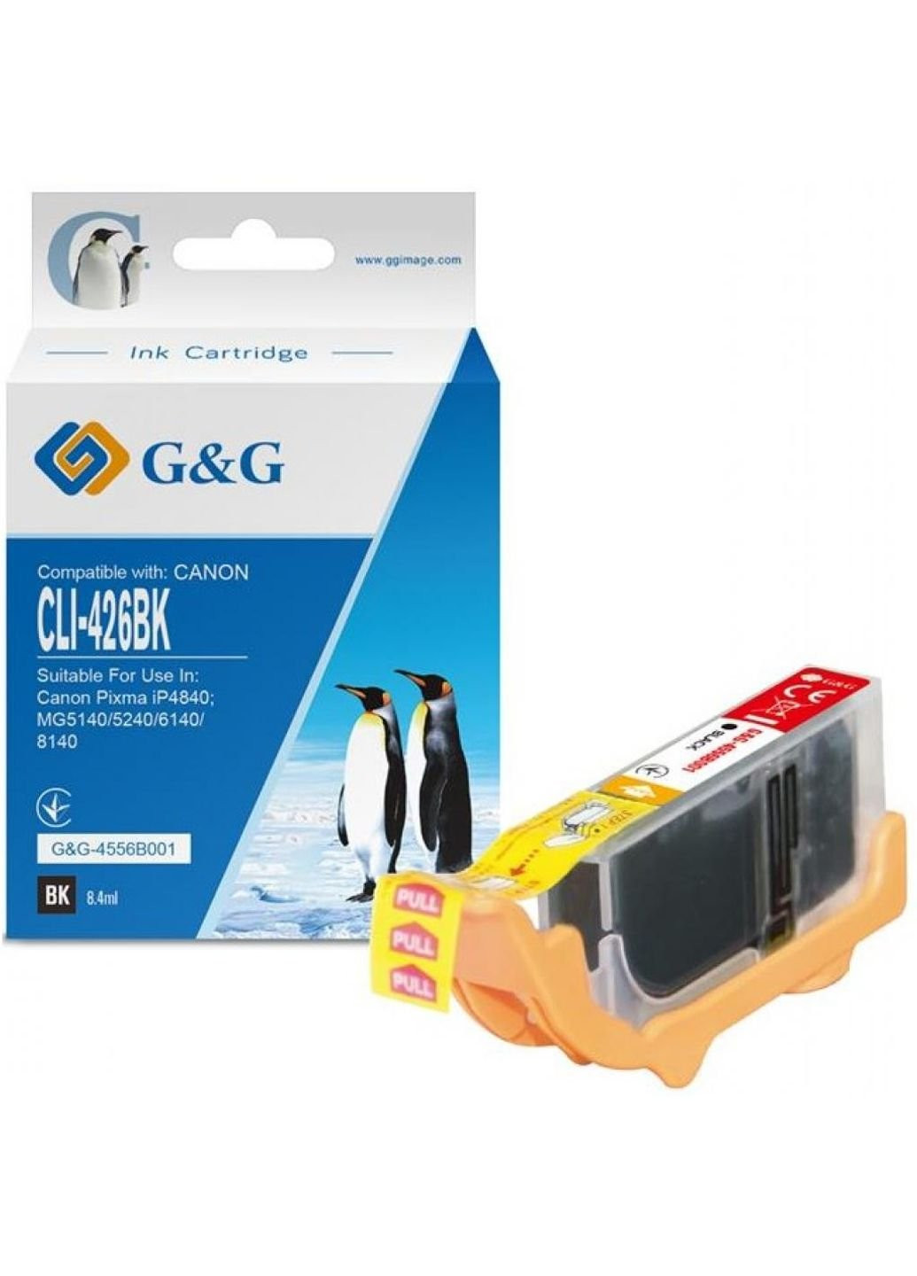 Картридж (-4556B001) G&G canon cli-426 black (247616791)