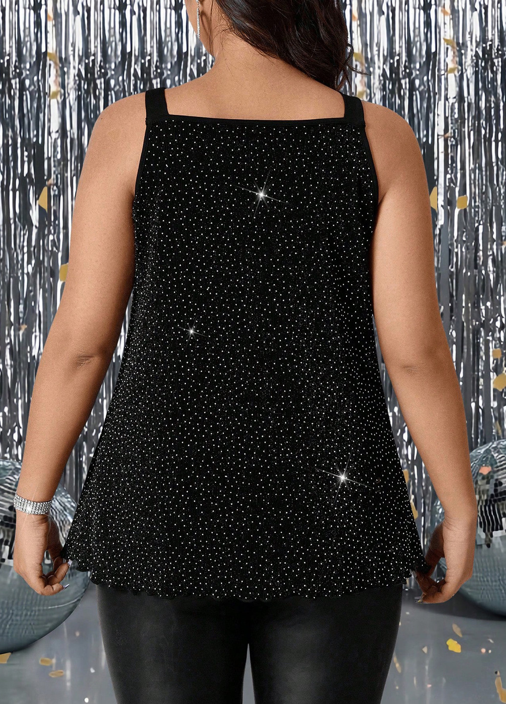 Чорна блуза SHEIN