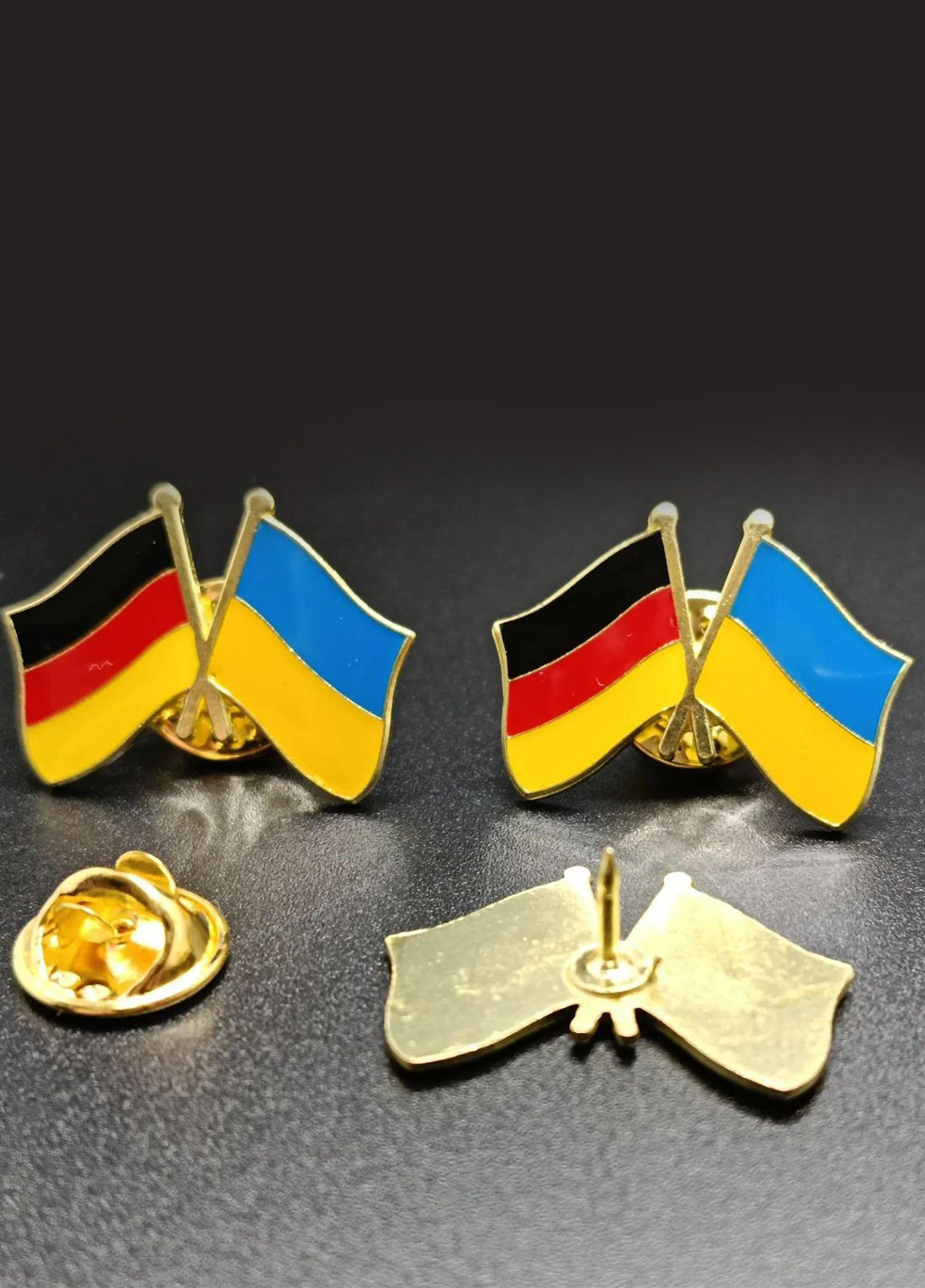 Флаг двойной значок Украина и Германия No Brand (301127666)