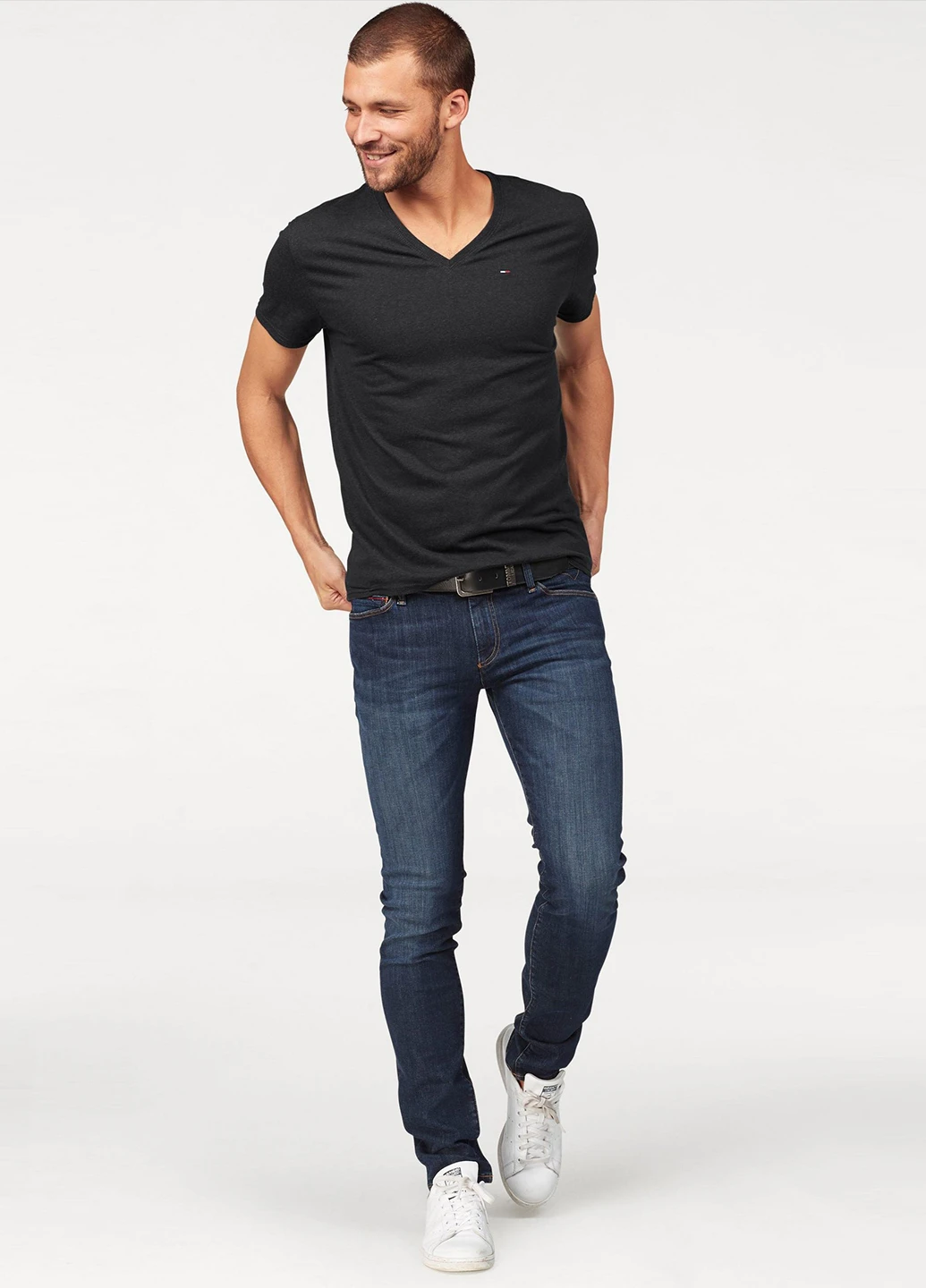 Черная футболка Tommy Jeans