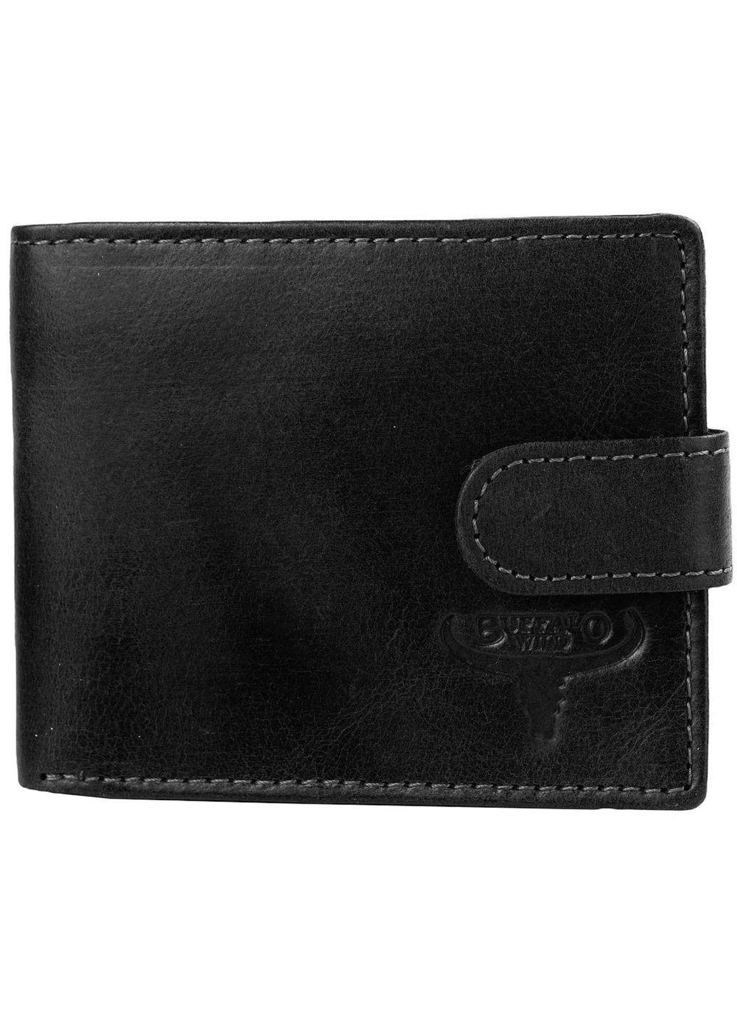 Мужское кожаное портмоне 10,5х8,5х2,5 см Buffalo Wild (232989036)
