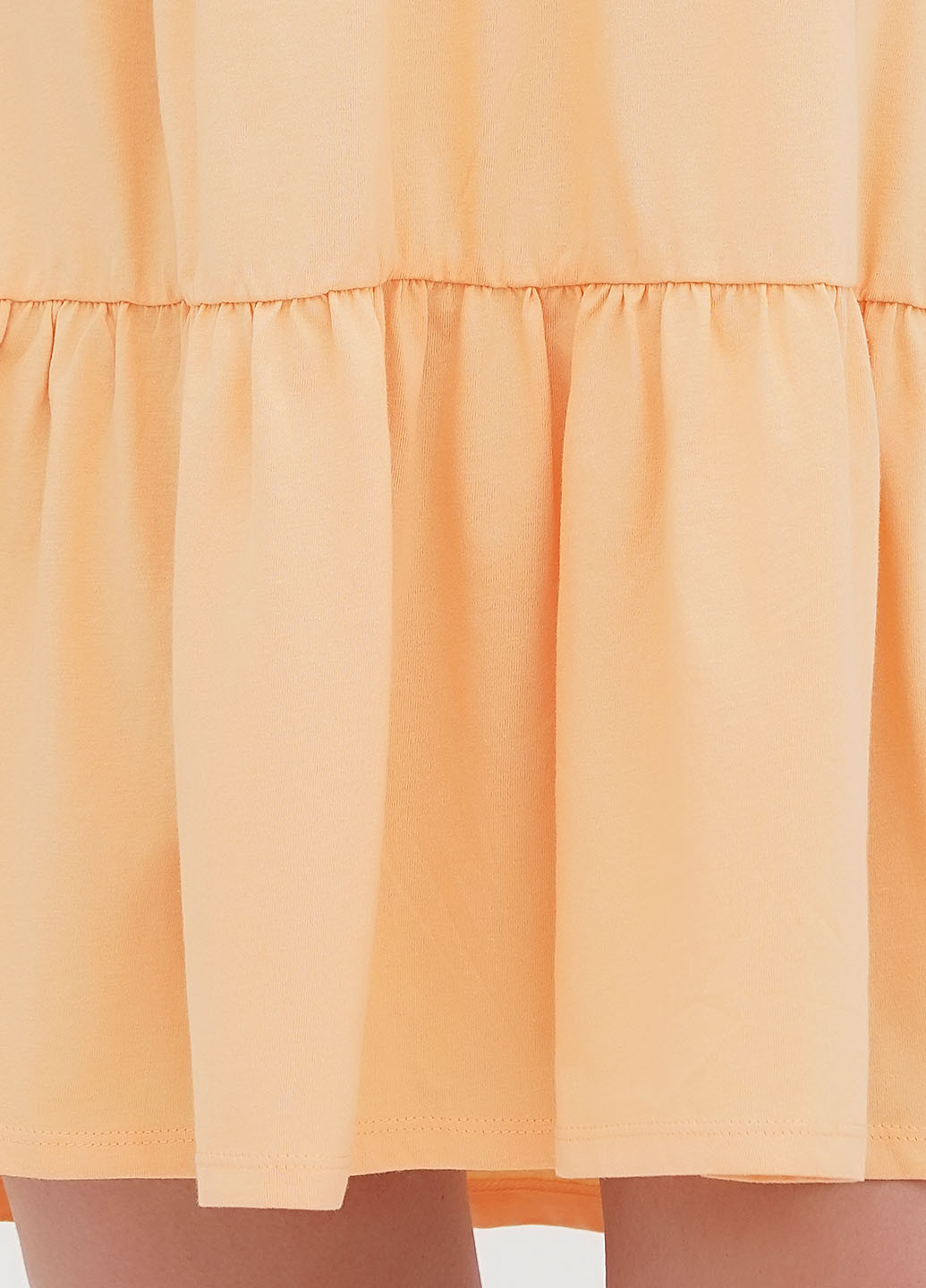 Оранжевое кэжуал платье оверсайз Orsay однотонное