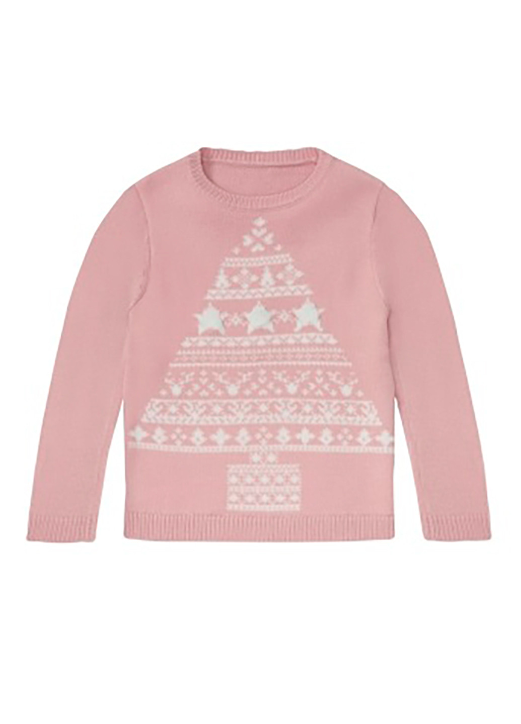 Розовый зимний свитер джемпер Pepperts