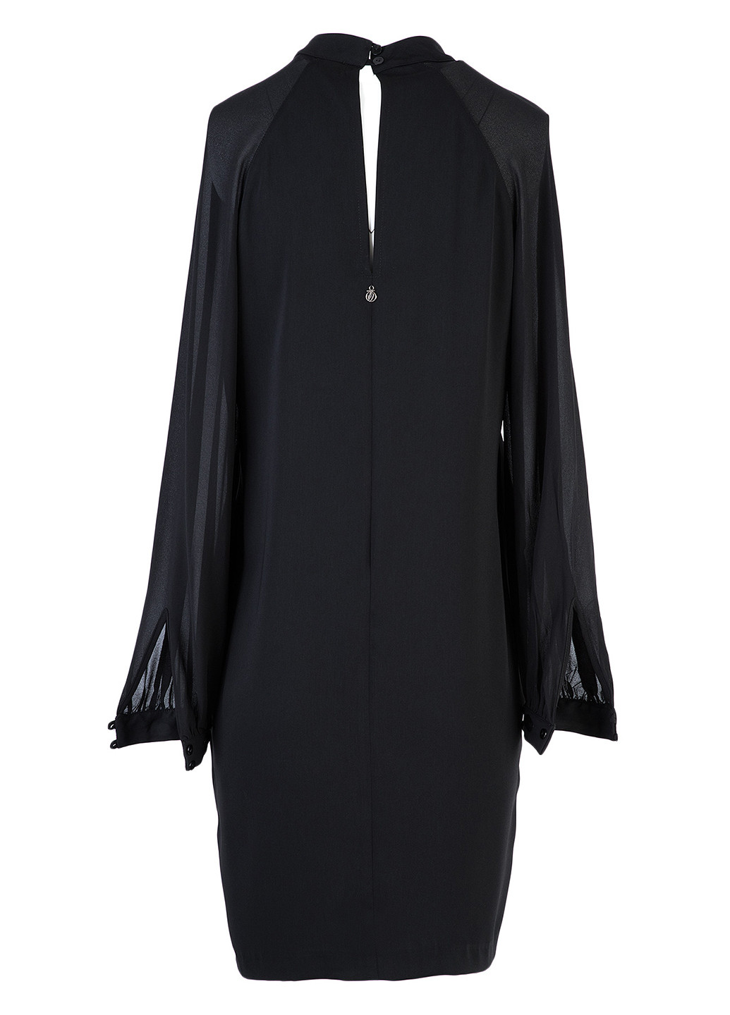 Чорна коктейльна плаття, сукня Trussardi Jeans однотонна