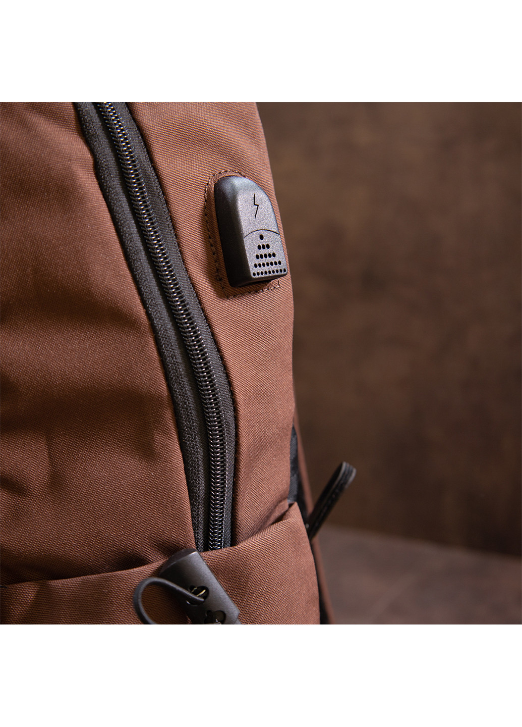 Текстильний рюкзак 31х45,5х12,5 см Vintage (242188071)