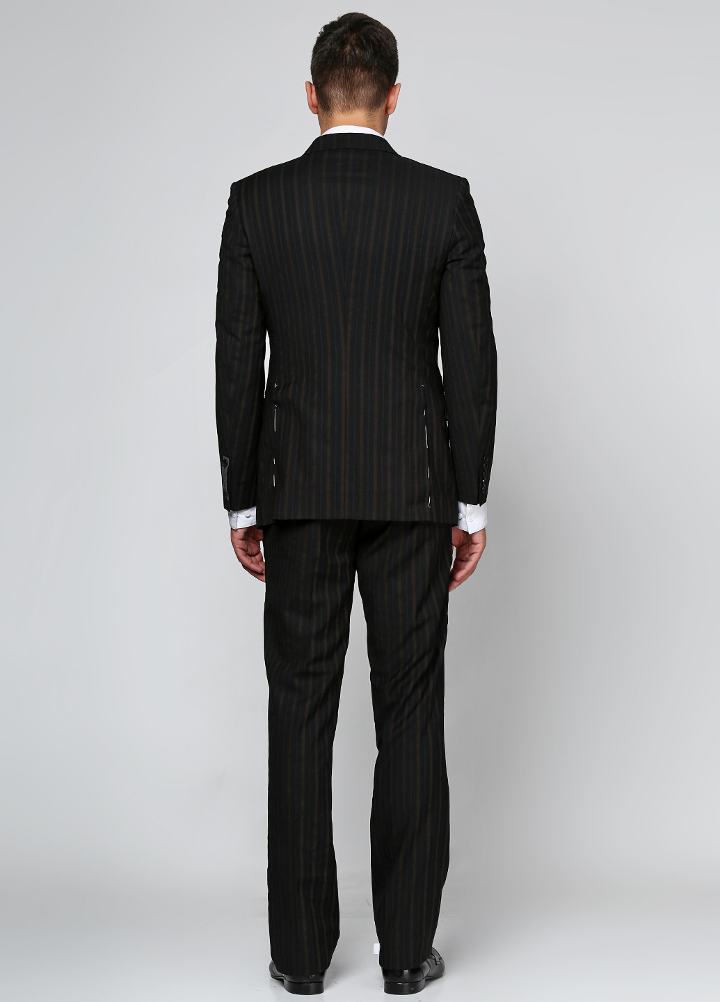 Темно-коричневый демисезонный костюм (пиджак, брюки) брючный Futuro