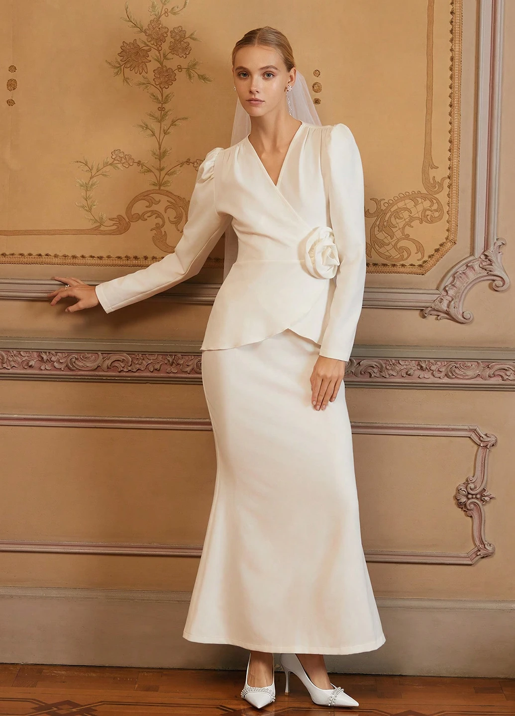 SHEIN Туфли лодочки белый з искусственная кожа, китай — демисезон (332389095)