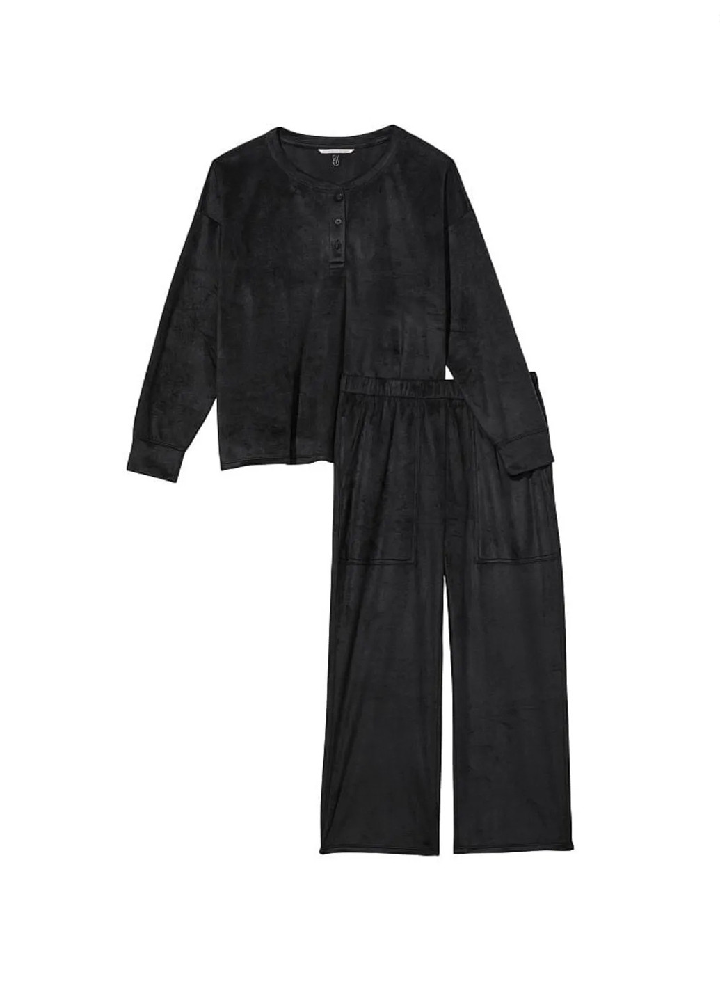 Черная всесезон пижама (свитшот, брюки) свитшот + брюки Victoria's Secret