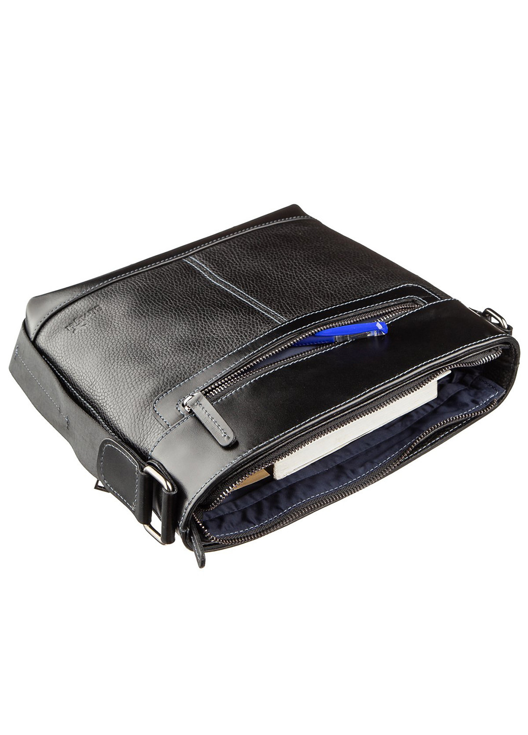 Чоловіча шкіряна сумка 25,5х27,5х7 см Shvigel (253174246)