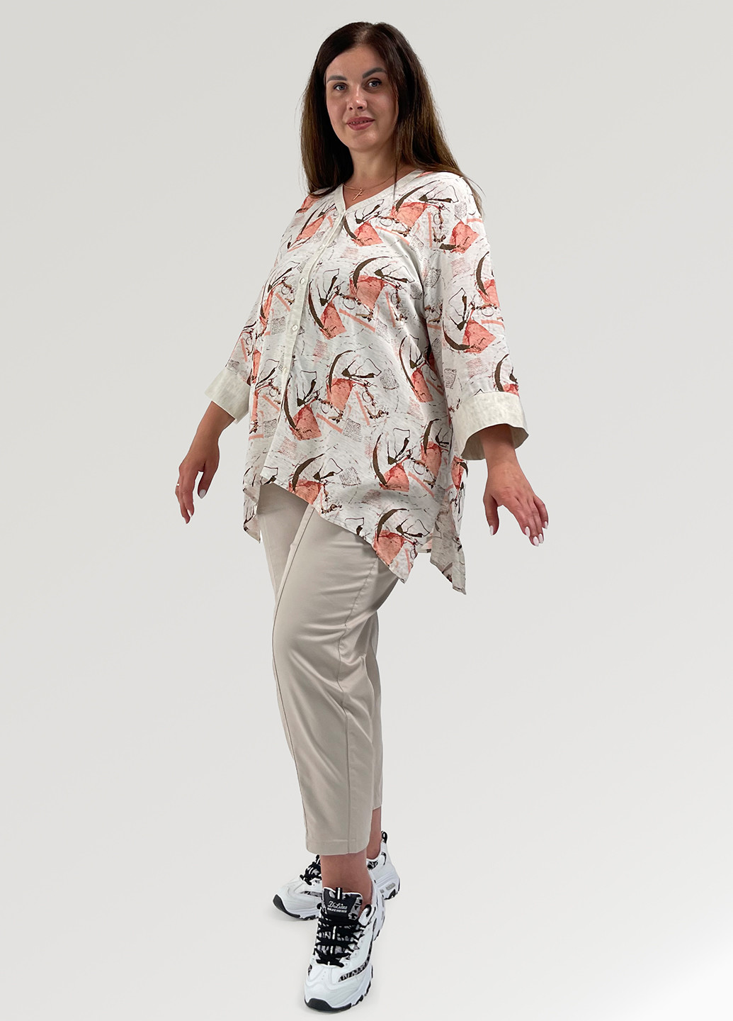 Молочная блуза Grandi