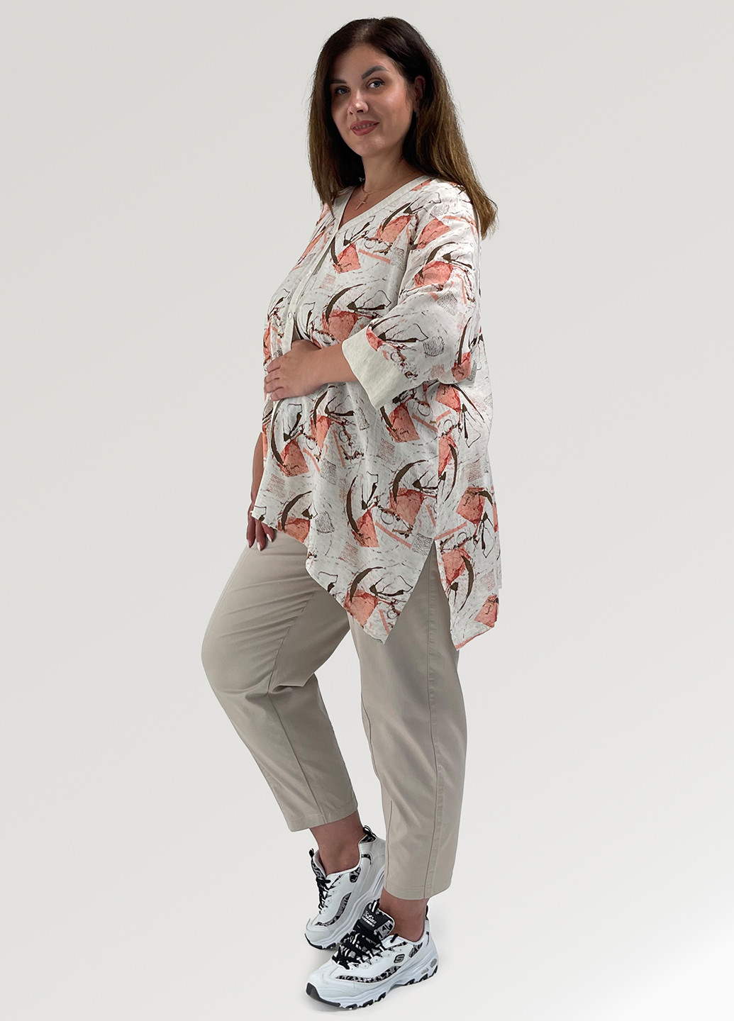 Молочная блуза Grandi