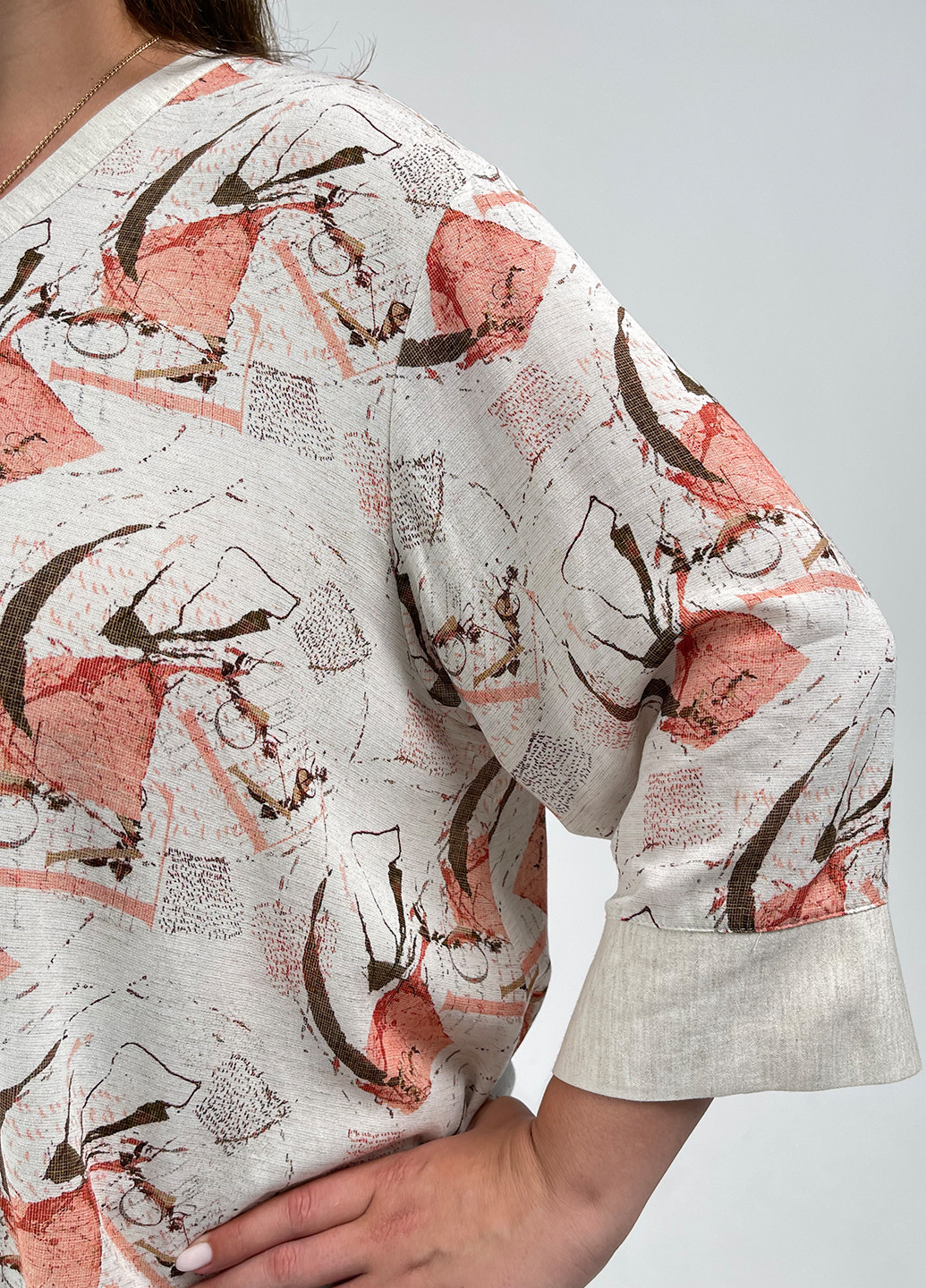 Молочная блуза Grandi