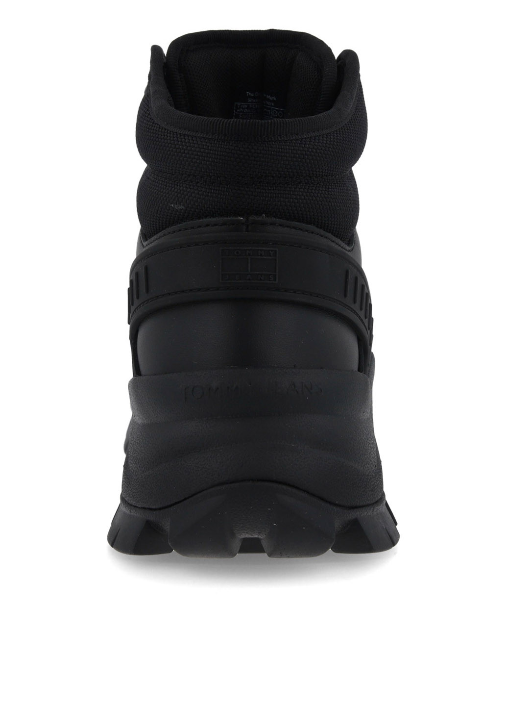 Осенние ботинки Tommy Jeans на тракторной подошве тканевые
