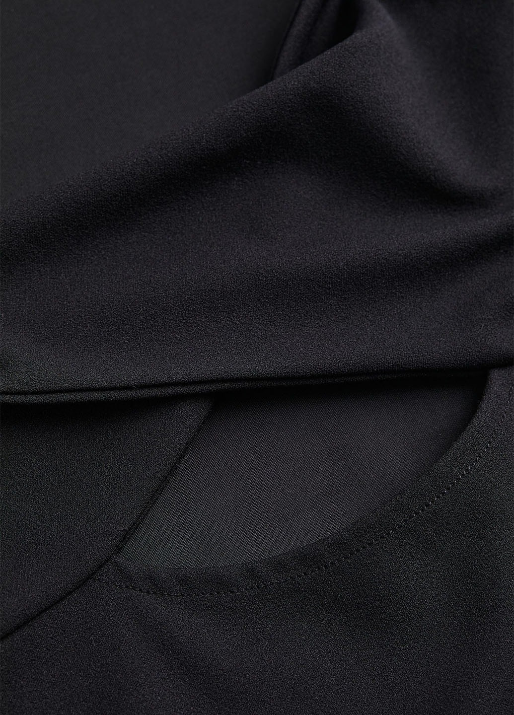 Чорна кежуал сукня силуетна H&M однотонна