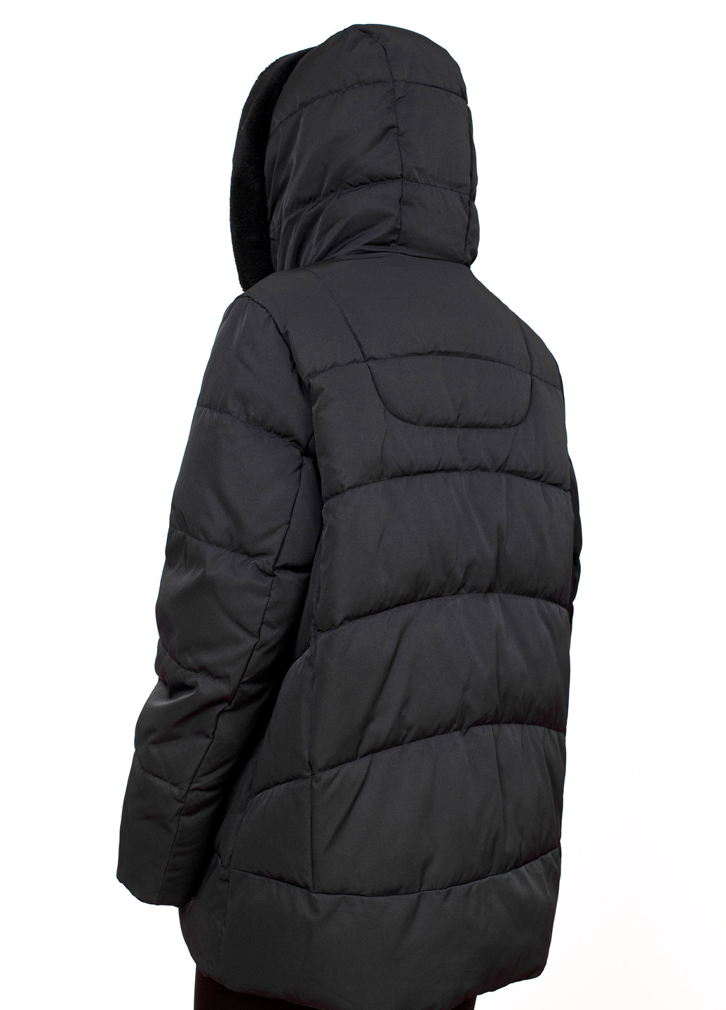 Чорна зимня куртка Meajiateer