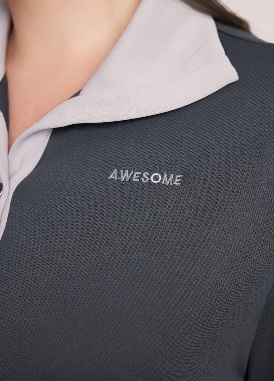 Темно-сіра кежуал сукня кльош SHEIN однотонна