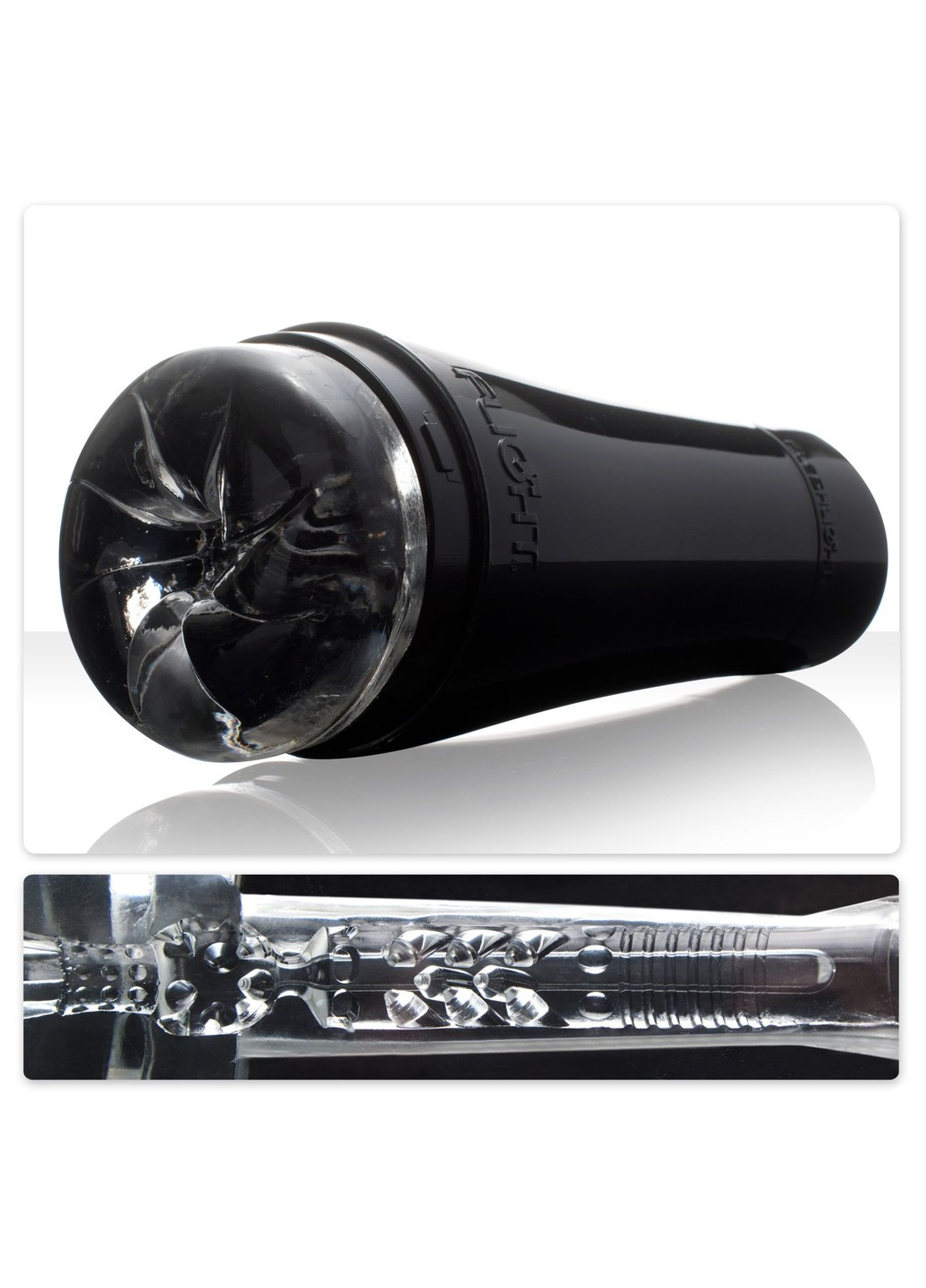 Мастурбатор Flight Pilot (Чорний), компактний розмір Fleshlight (254583386)