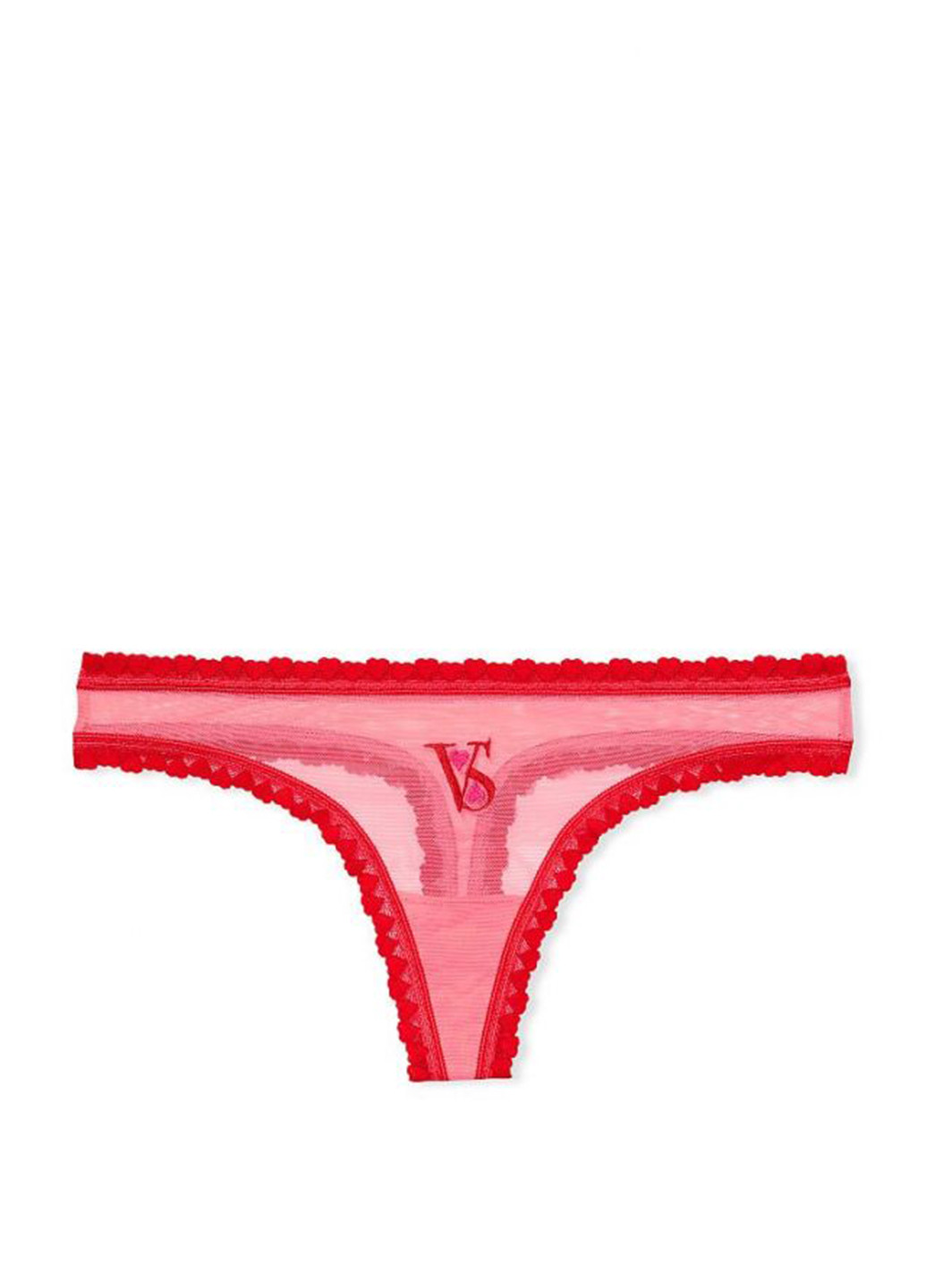 Труси Victoria's Secret тонг логотипи рожеві повсякденні поліестер