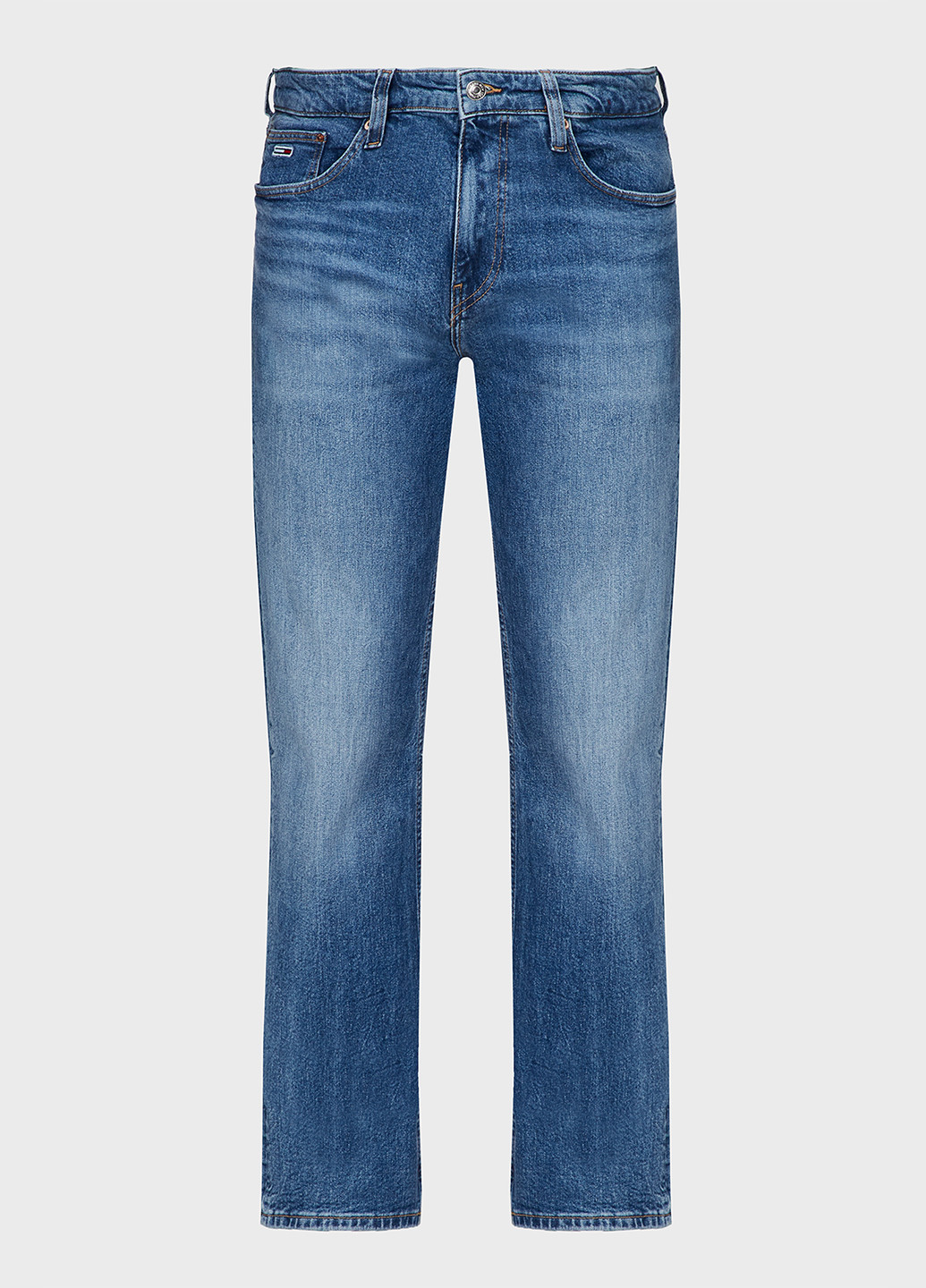 Синие демисезонные прямые джинсы Tommy Jeans