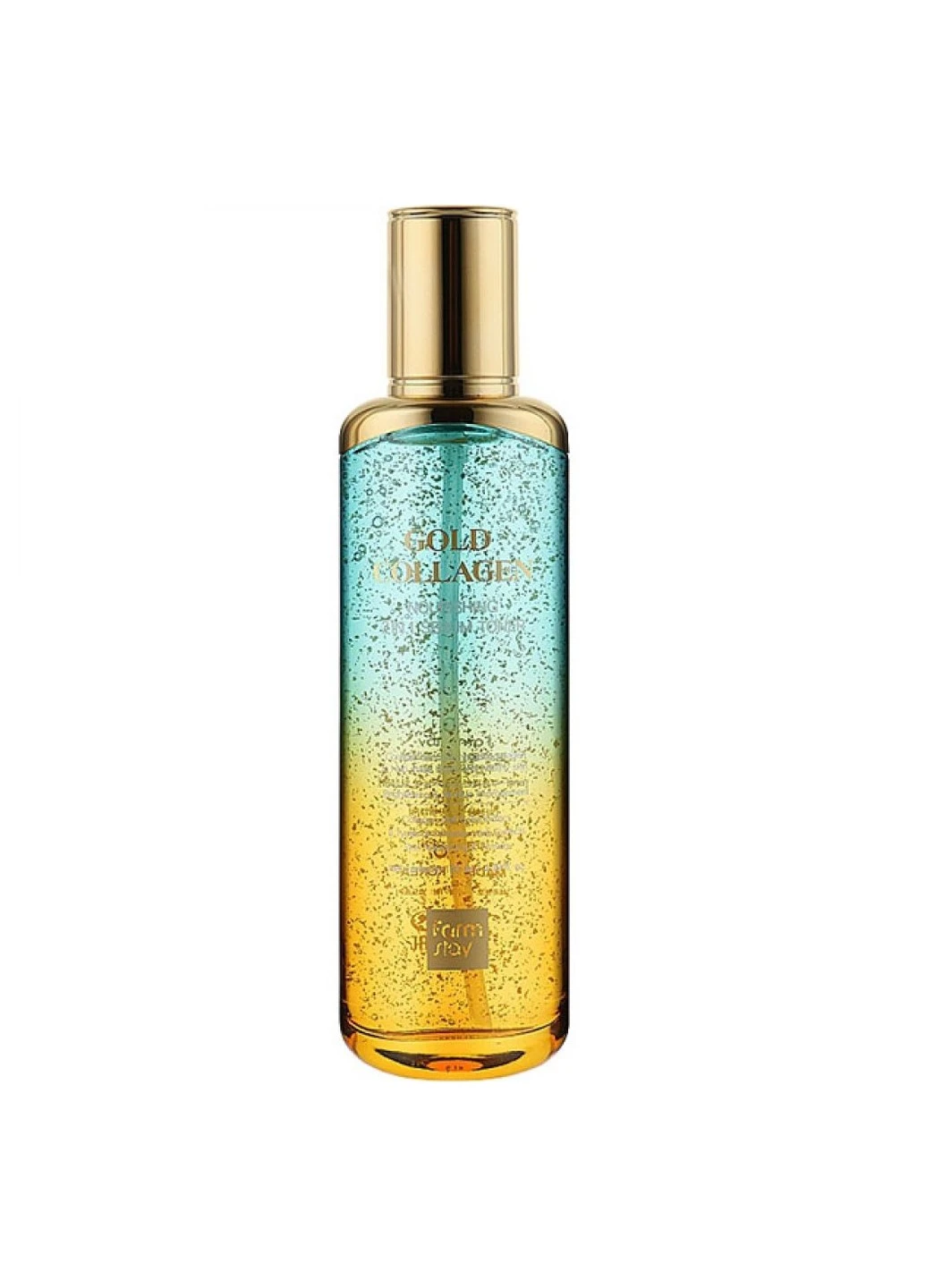 Омолоджуючий тонер-сироватка з колагеном і золотом Gold Collagen Nourishing 2 In 1 Serum Toner 130 мл FarmStay (254953354)