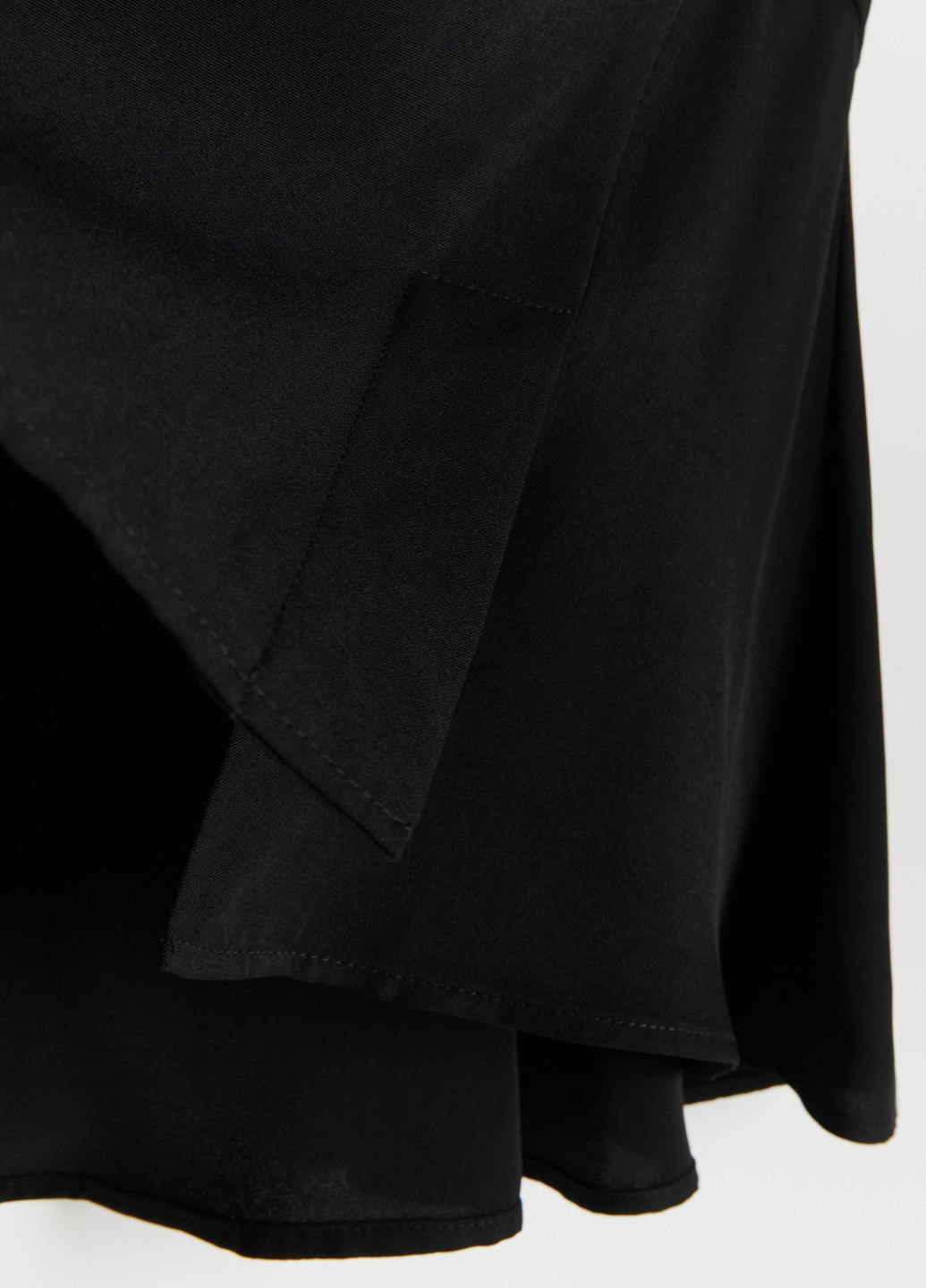 Черная кэжуал однотонная юбка Reserved а-силуэта (трапеция)