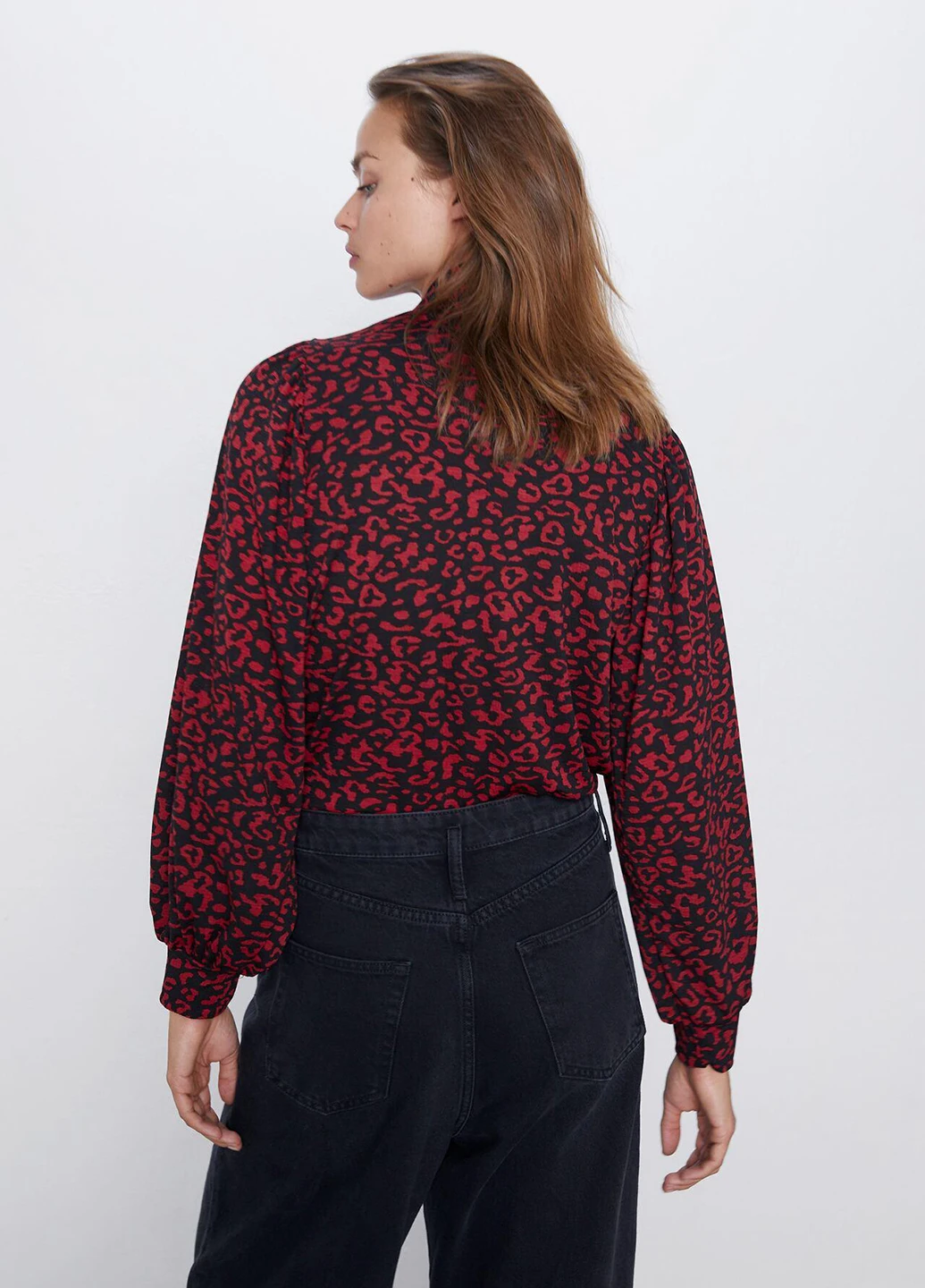 Бордова блуза Zara
