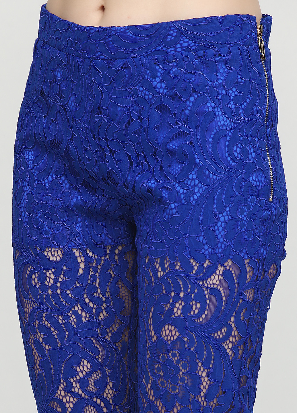 Синие кэжуал летние клеш брюки Cristina Effe
