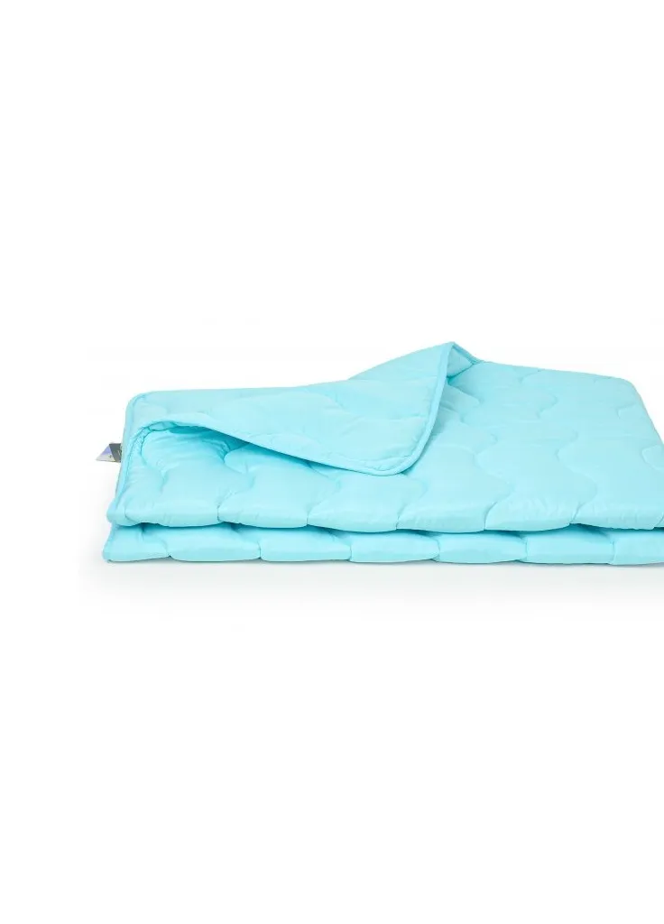 Одеяло хлопковое 1655 Eco Light Blue 220х240 (2200002652629) Mirson (254072175)