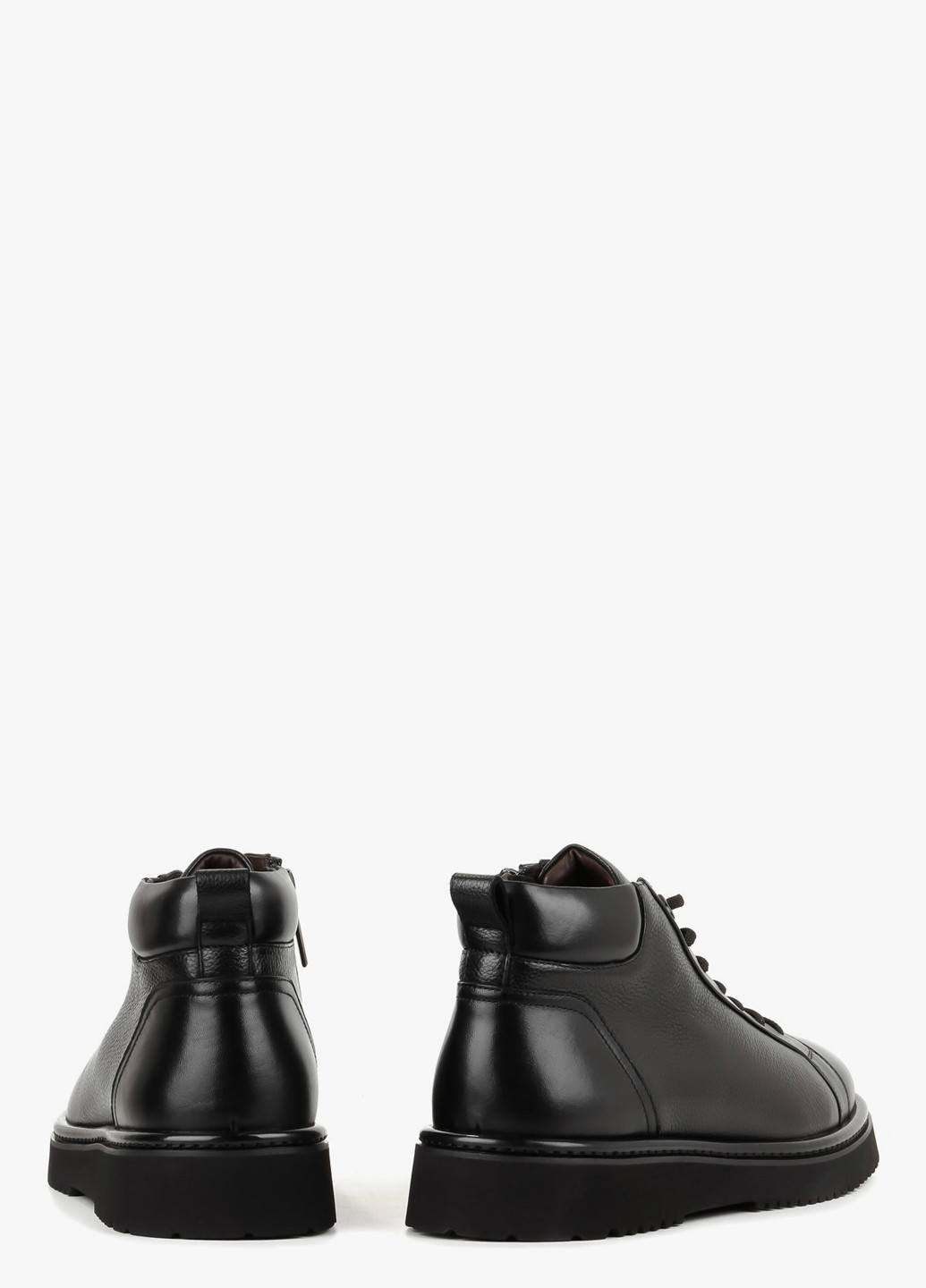 Черные зимние ботинки Le'BERDES