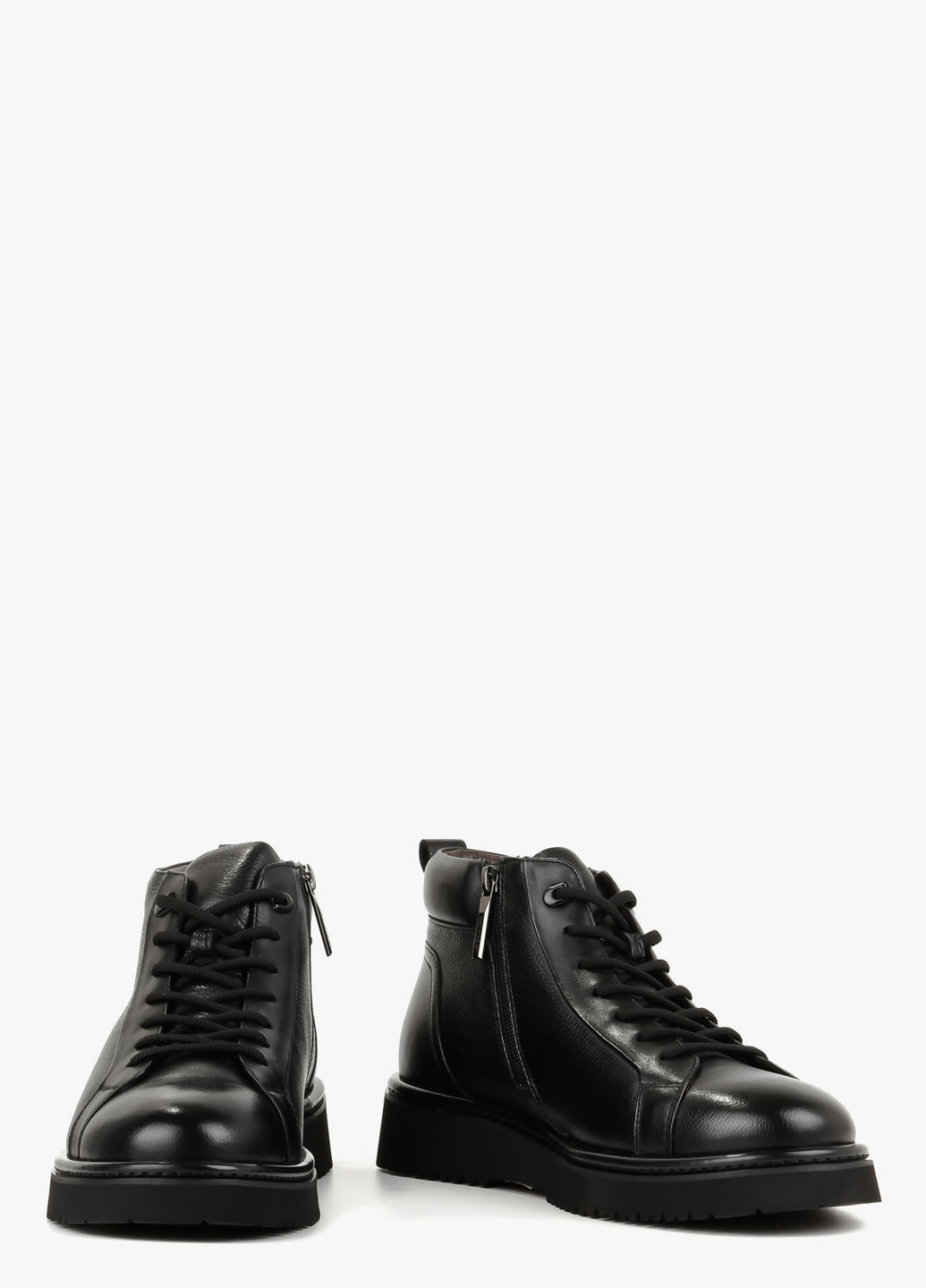 Черные зимние ботинки Le'BERDES