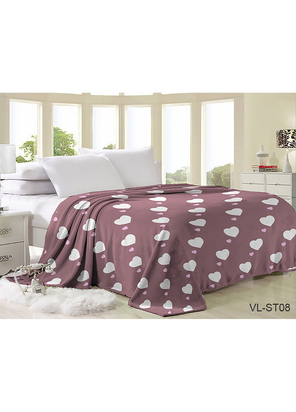 Плед велсофт 160х220 см Tag (221061490)