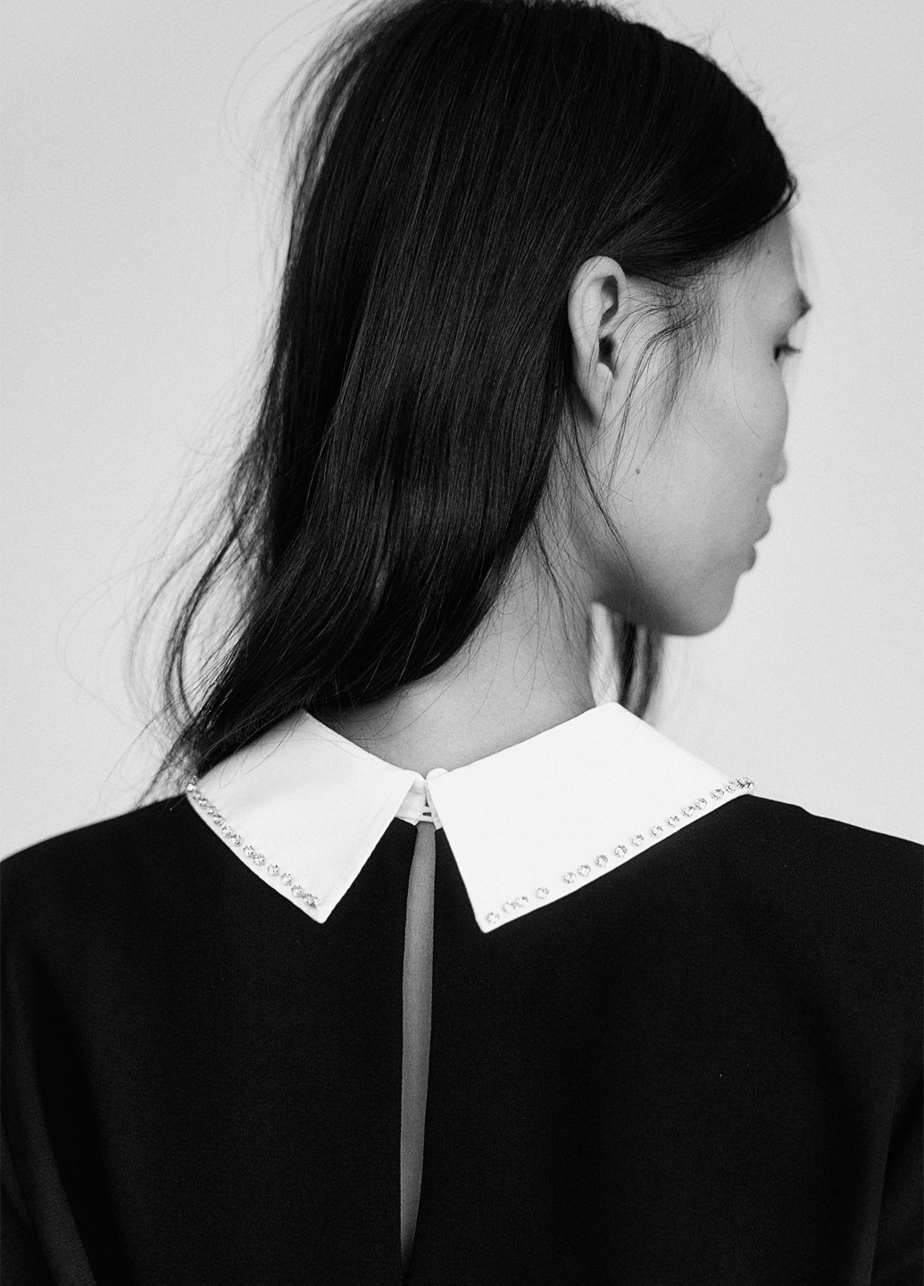 Чорно-білий ділова, кежуал сукня H&M колор блок