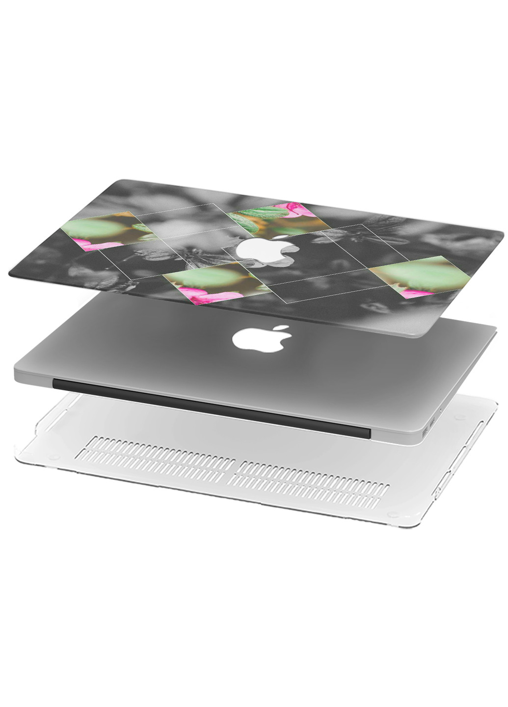 Чехол пластиковый для Apple MacBook Air 13 A1466 / A1369 Цветы (Flowers) (6351-1877) MobiPrint (218539781)