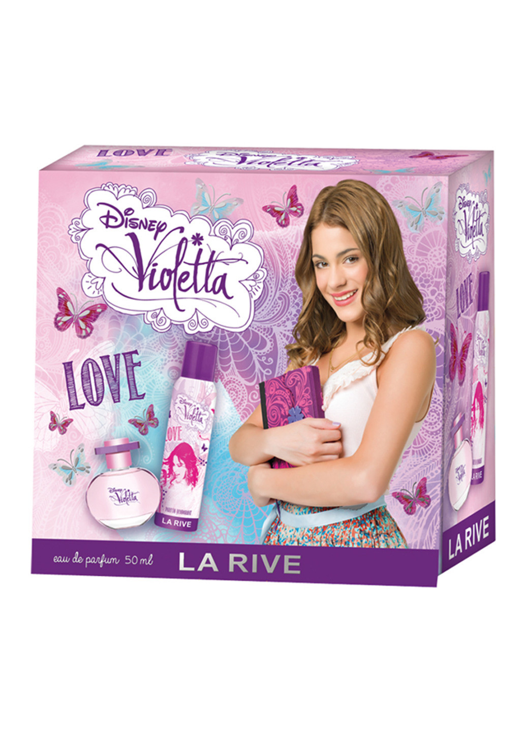 Violetta Love Подарочный набор (парфюмированная вода 50 мл + дезодорант-спрей 150 мл) La Rive (192554838)
