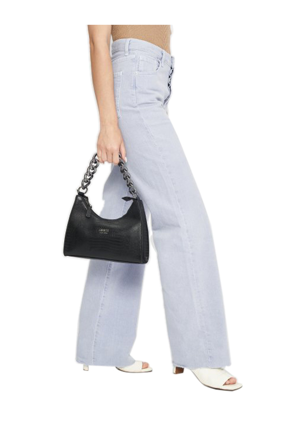 Сумка TULLIA Hobo 10059 Чорний Guess (317419584)