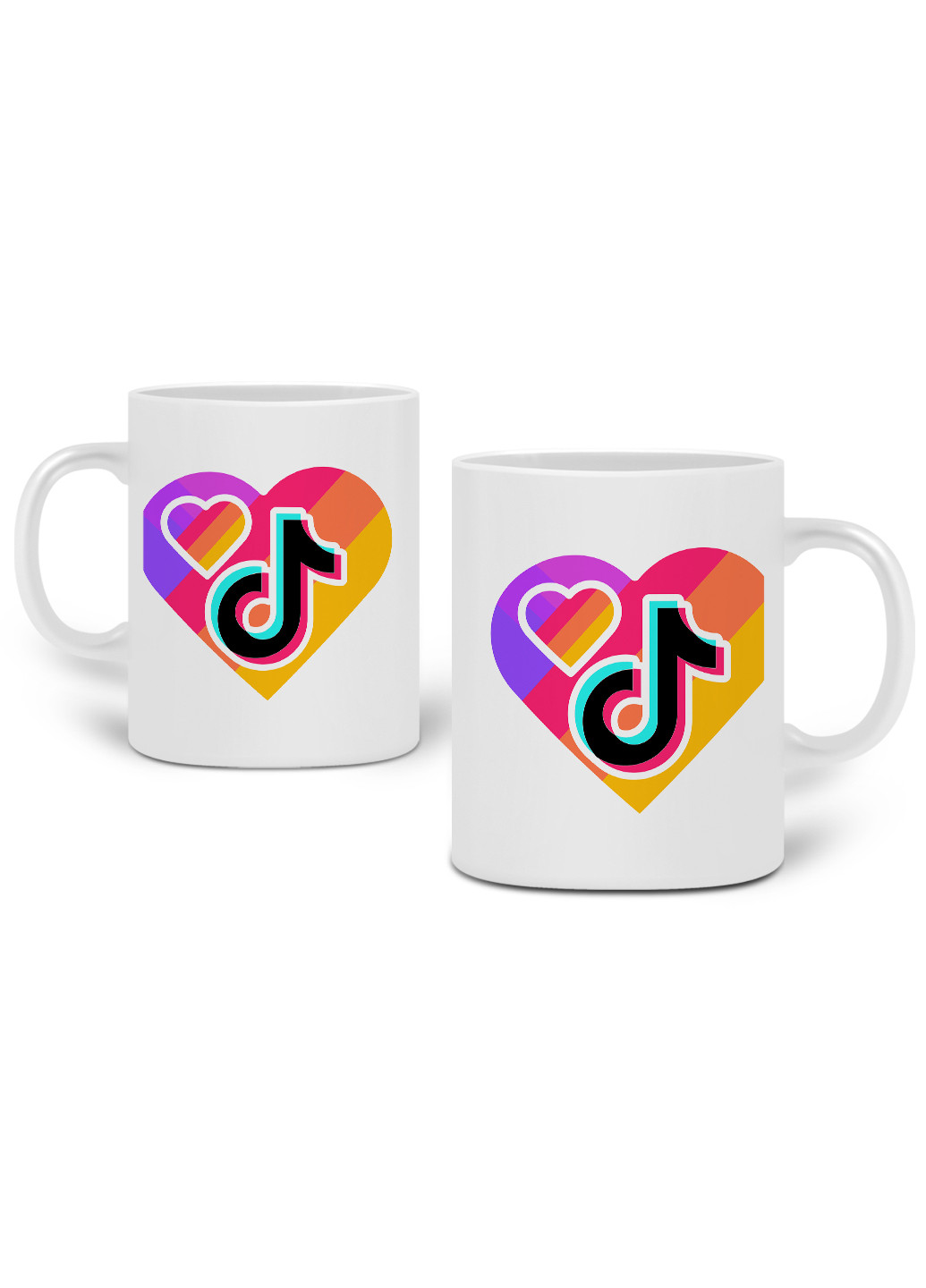 Кружка ТікТок (TikTok) 330 мл горнятко керамічне (20259-1559) MobiPrint (219774751)