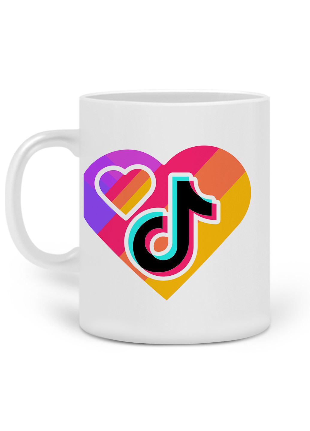 Кружка ТікТок (TikTok) 330 мл горнятко керамічне (20259-1559) MobiPrint (219774751)