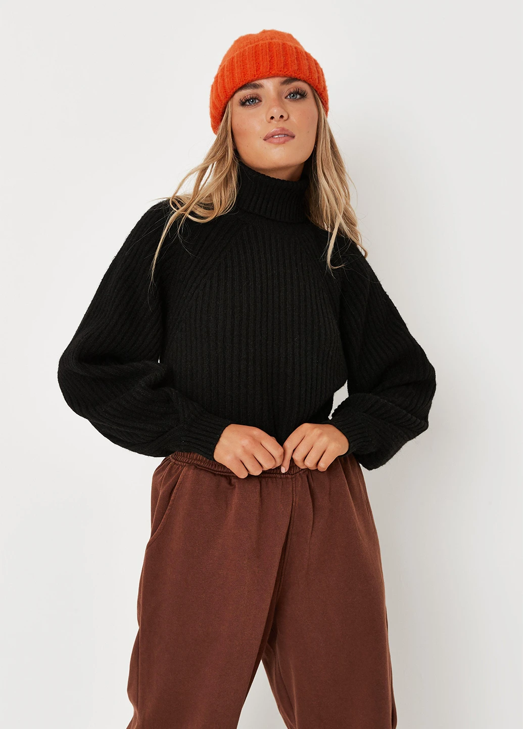 Черный демисезонный свитер Missguided