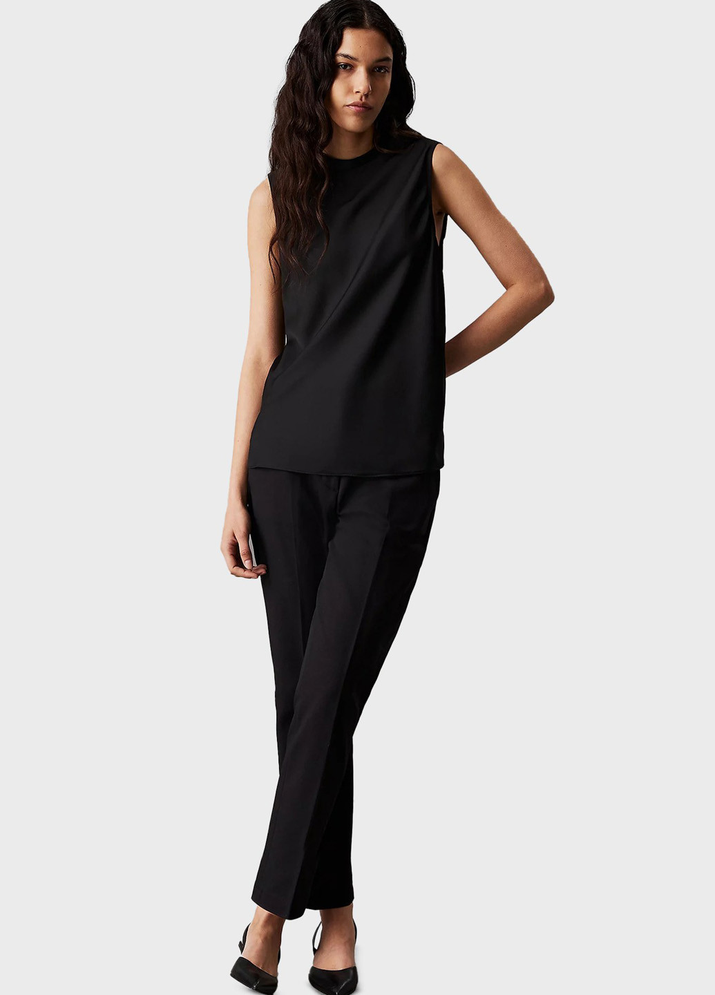 Чёрная блуза Calvin Klein