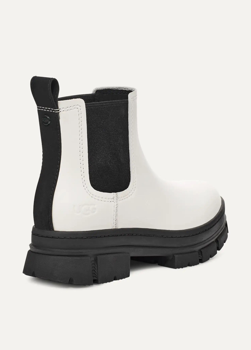 Осенние ботинки челси UGG без декора тканевые